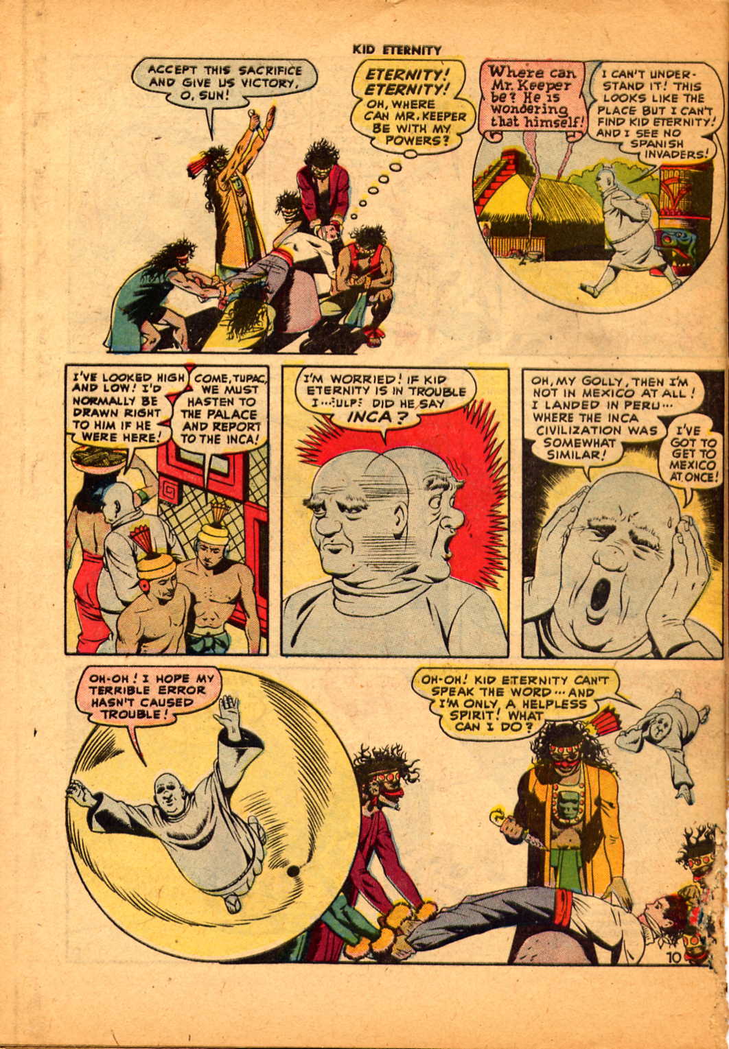 Read online Kid Eternity (1946) comic -  Issue #6 - 46