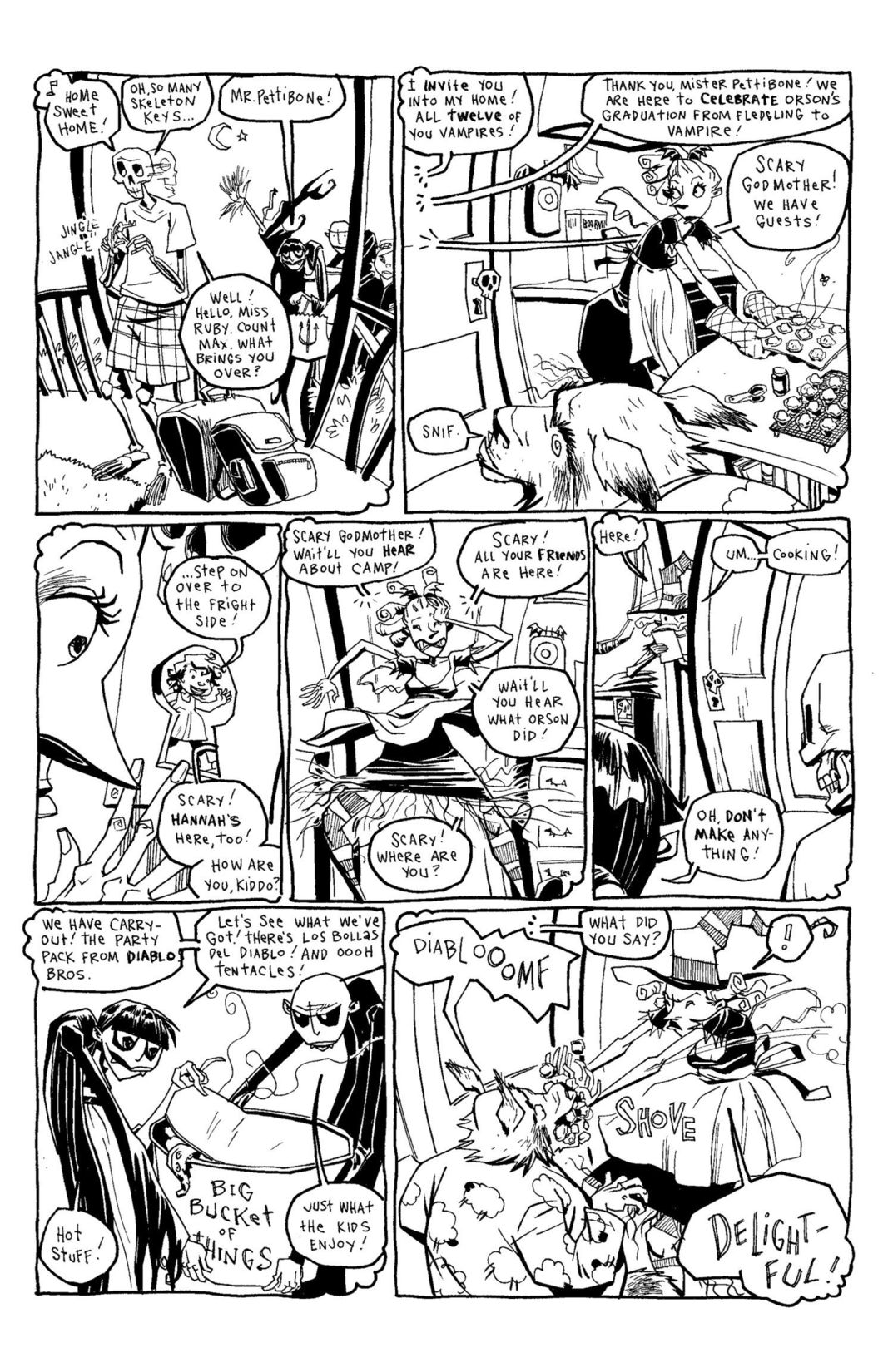 Read online Scary Godmother Comic Book Stories comic -  Issue # TPB - 247