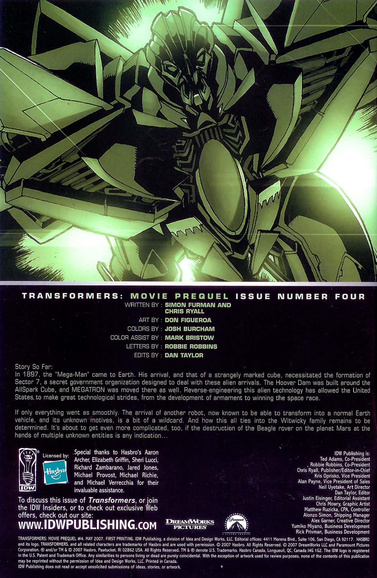 Read online Transformers: Movie Prequel comic -  Issue #4 - 3