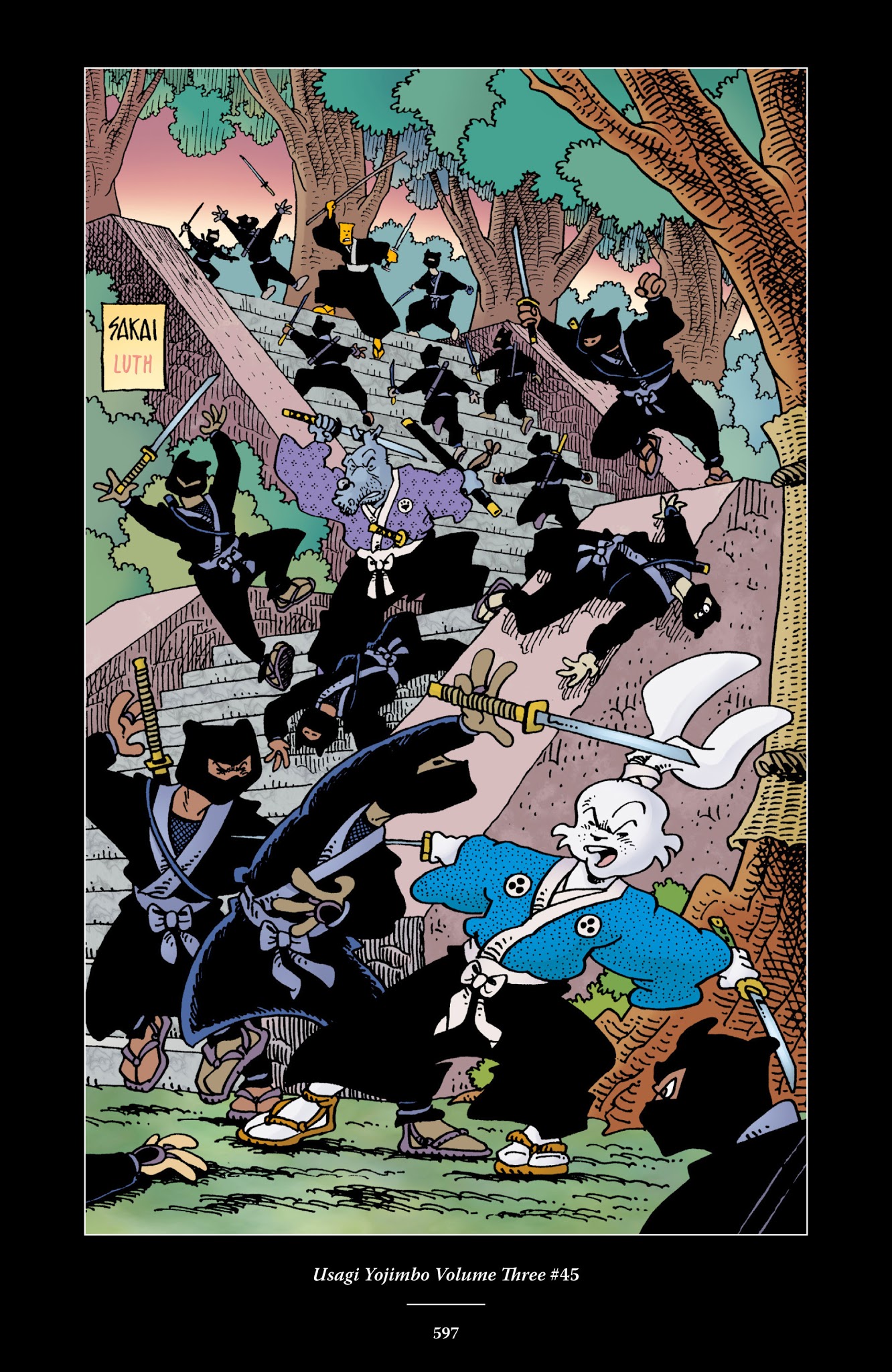 Read online The Usagi Yojimbo Saga comic -  Issue # TPB 3 - 590