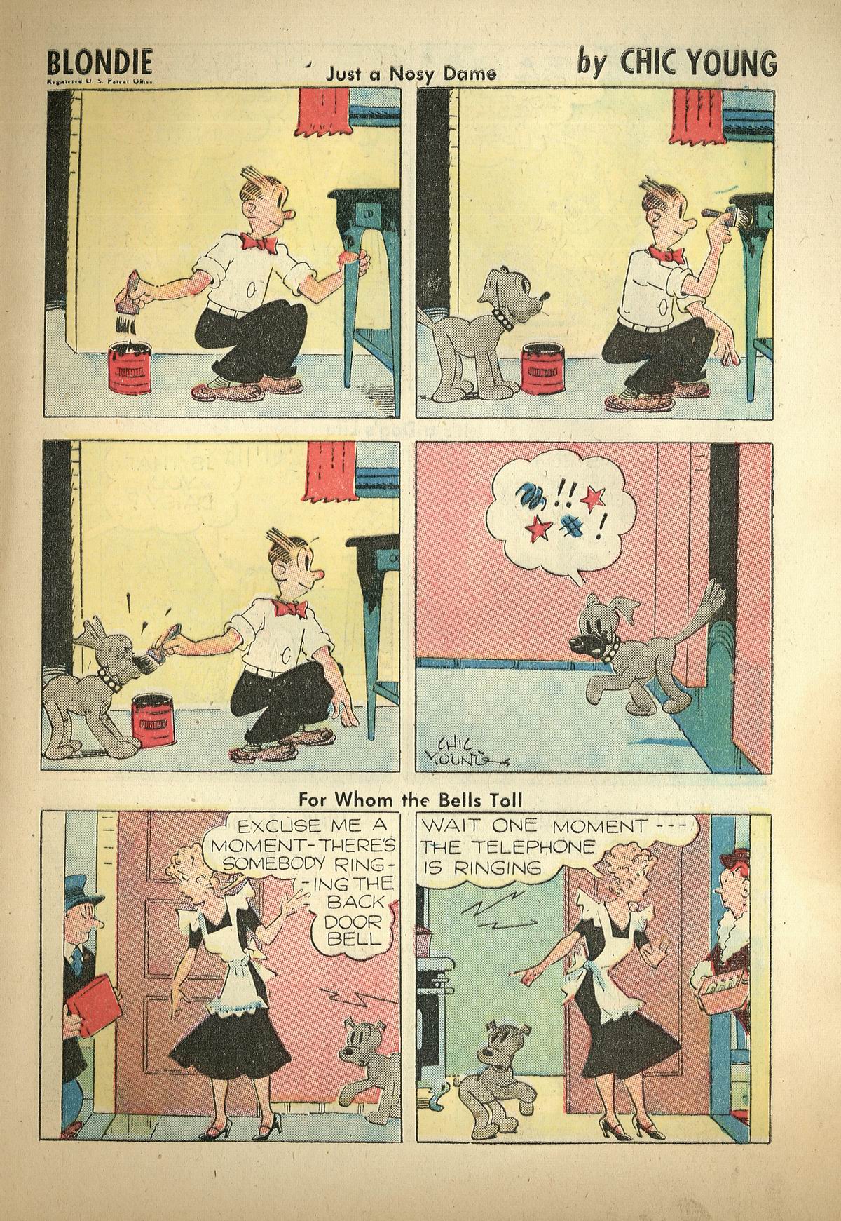 Read online Blondie Comics (1947) comic -  Issue #14 - 31