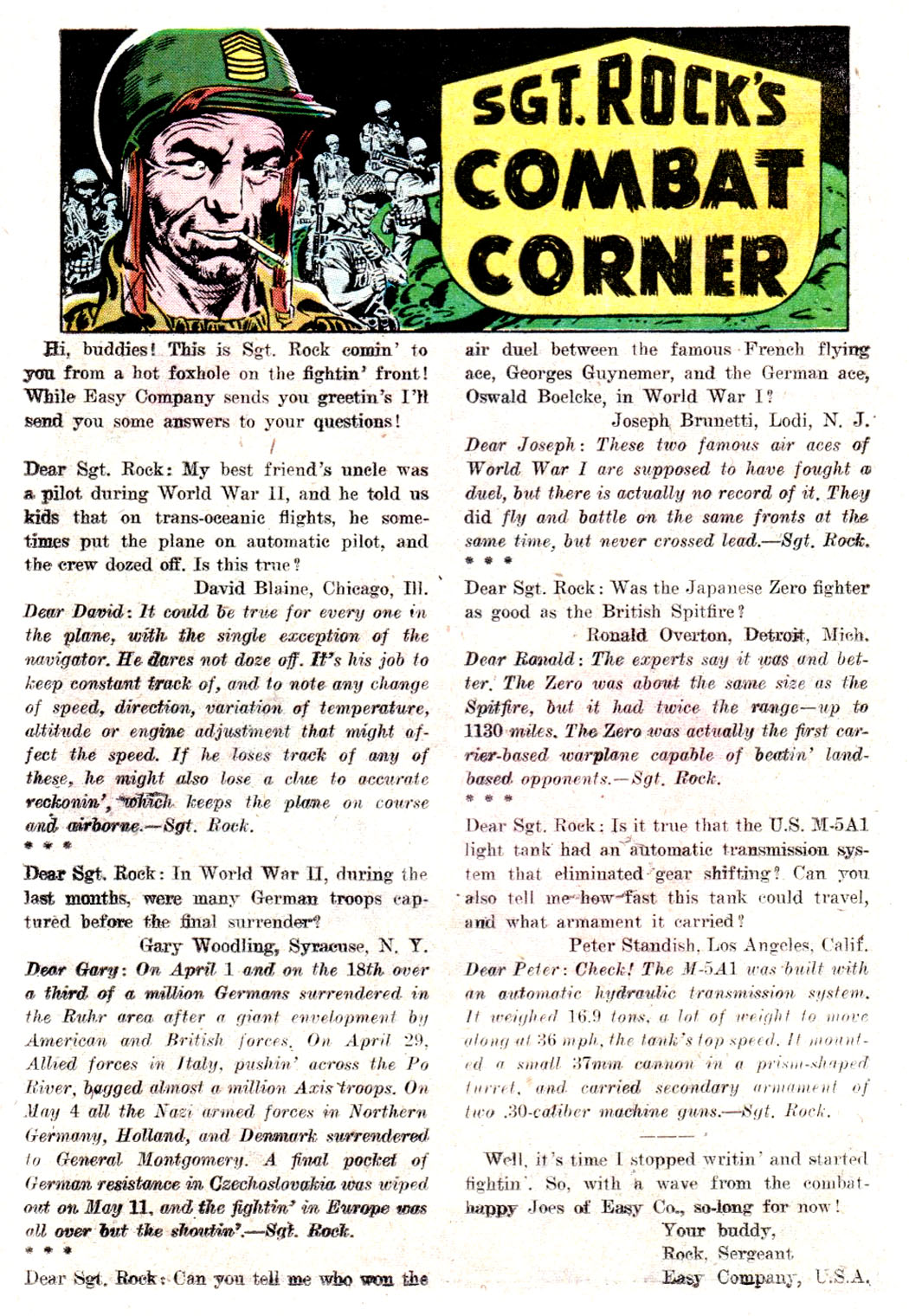 Read online Our Army at War (1952) comic -  Issue #135 - 22
