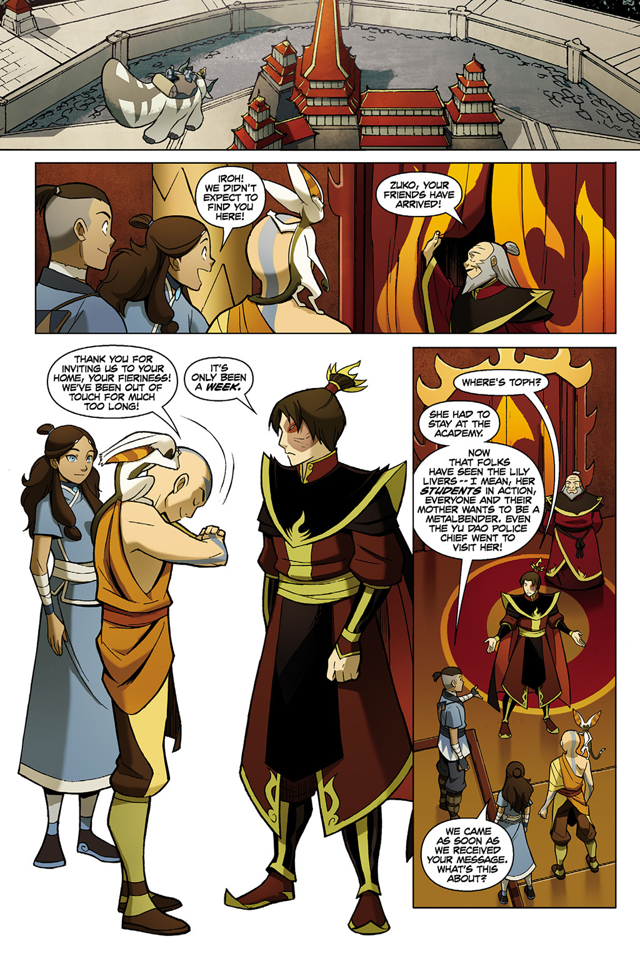 Read online Nickelodeon Avatar: The Last Airbender - The Search comic -  Issue # Part 1 - 36