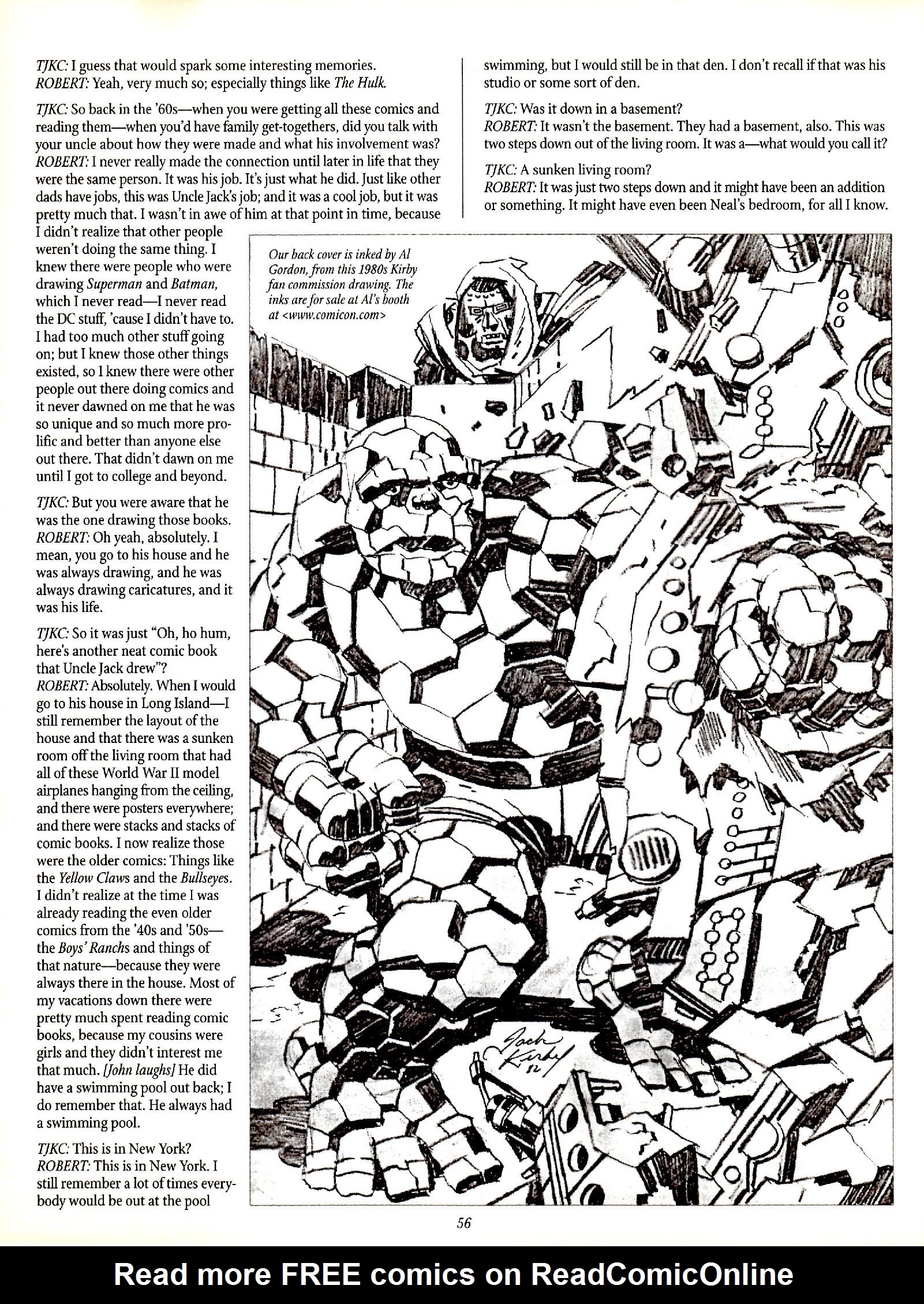 Read online The Jack Kirby Collector comic -  Issue #30 - 54