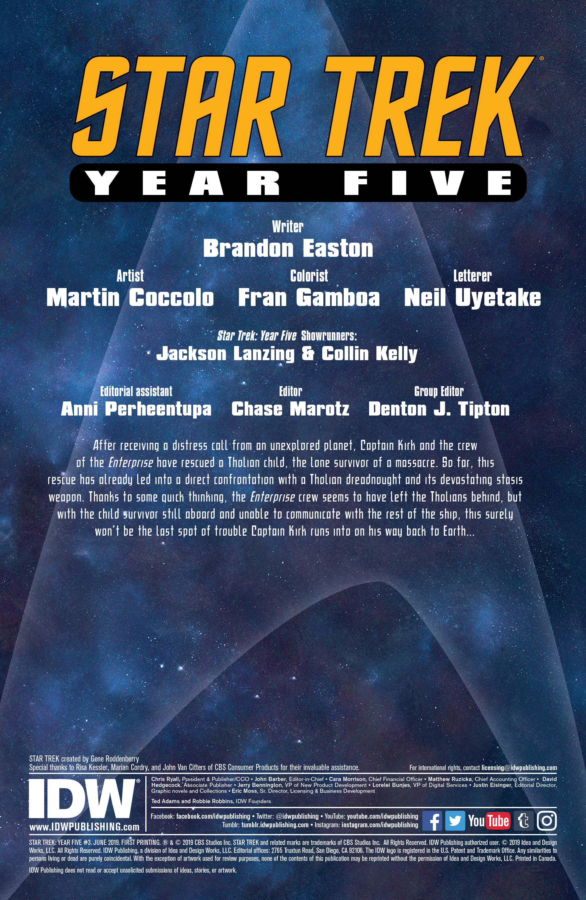 Read online Star Trek: Year Five comic -  Issue #3 - 2