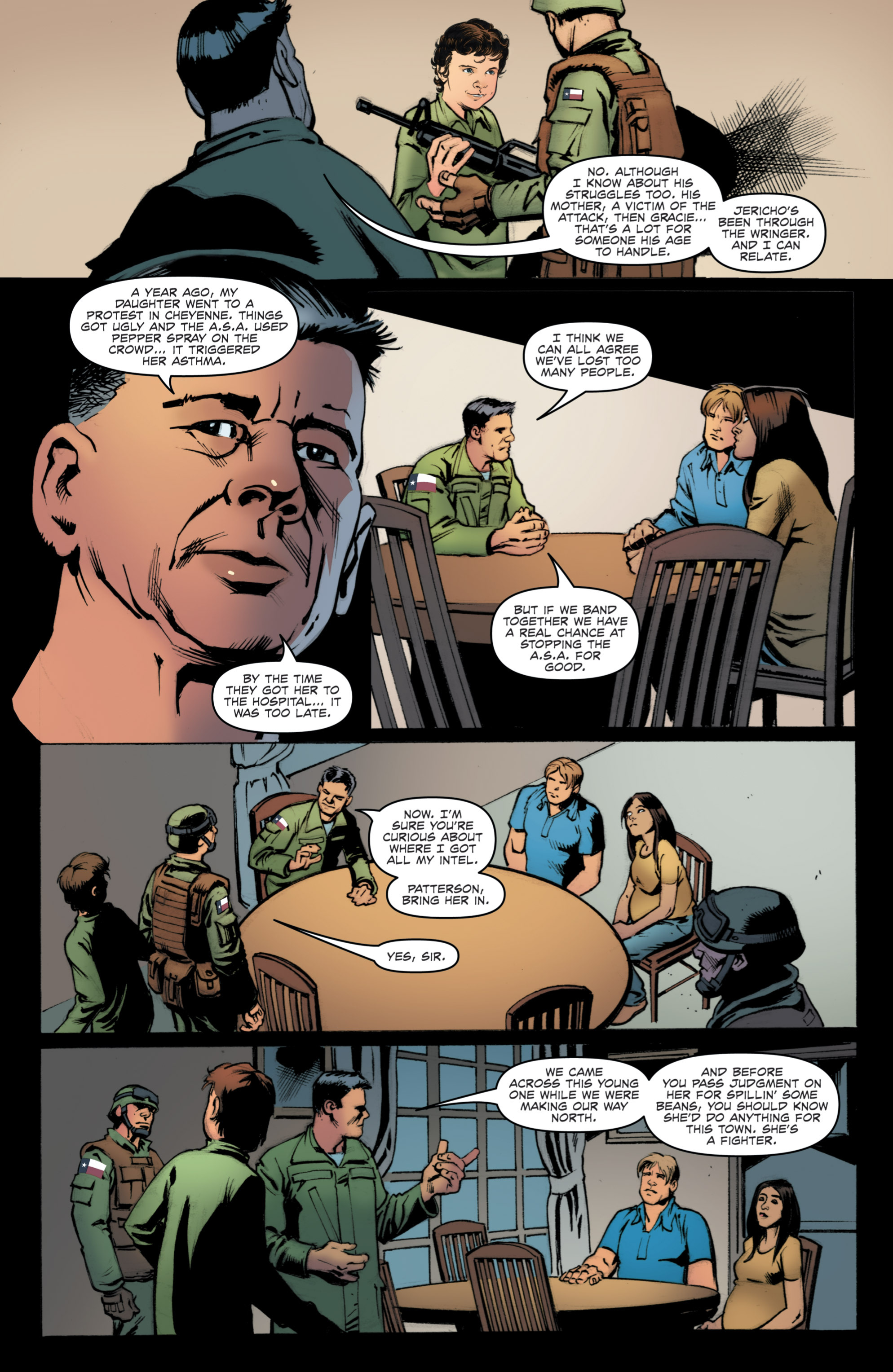 Read online Jericho Season 4 comic -  Issue #5 - 16