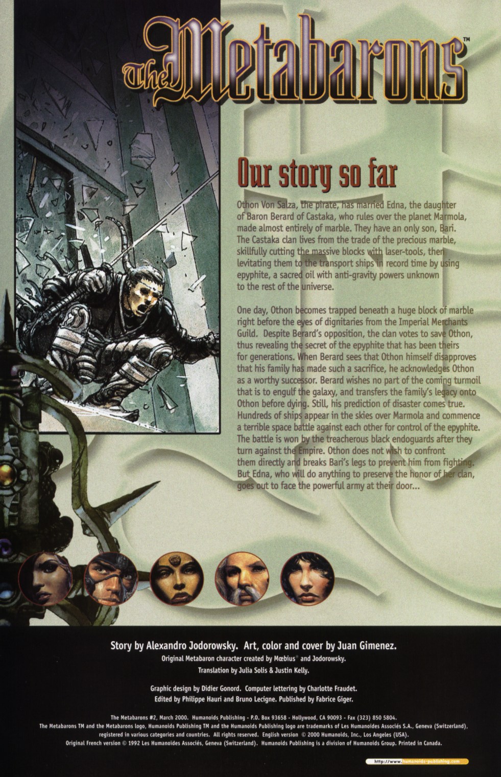 Read online The Metabarons comic -  Issue #2 - The Last Stand - 2