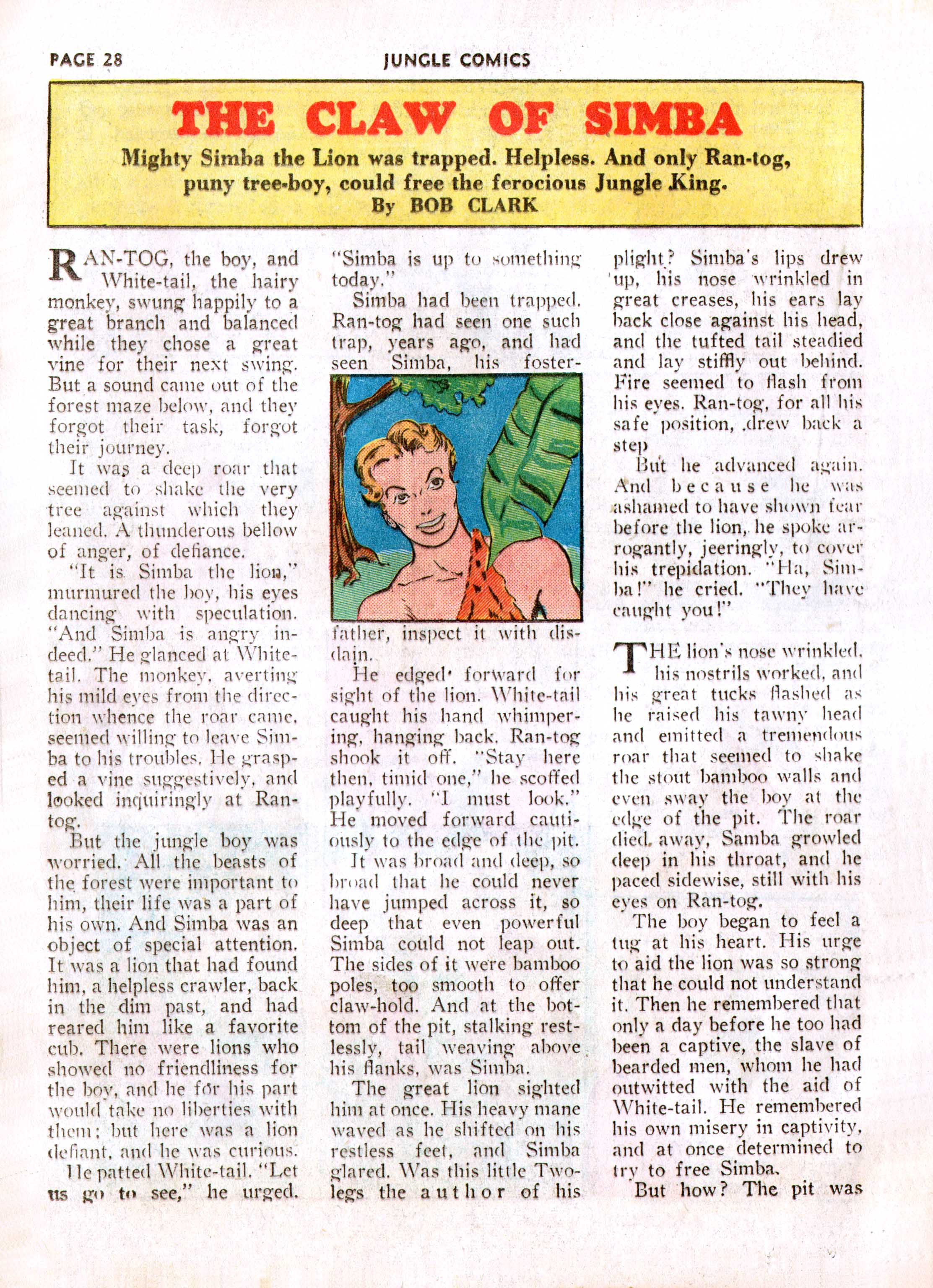 Read online Jungle Comics comic -  Issue #7 - 30