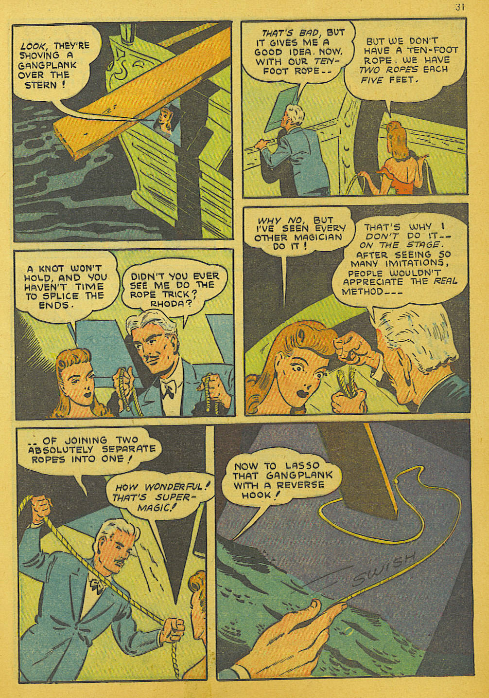 Read online Super-Magician Comics comic -  Issue #10 - 31