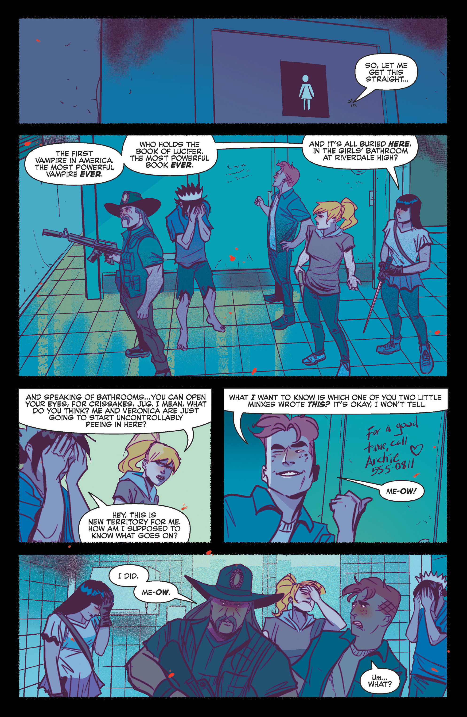 Read online Jughead the Hunger vs. Vampironica comic -  Issue #5 - 7