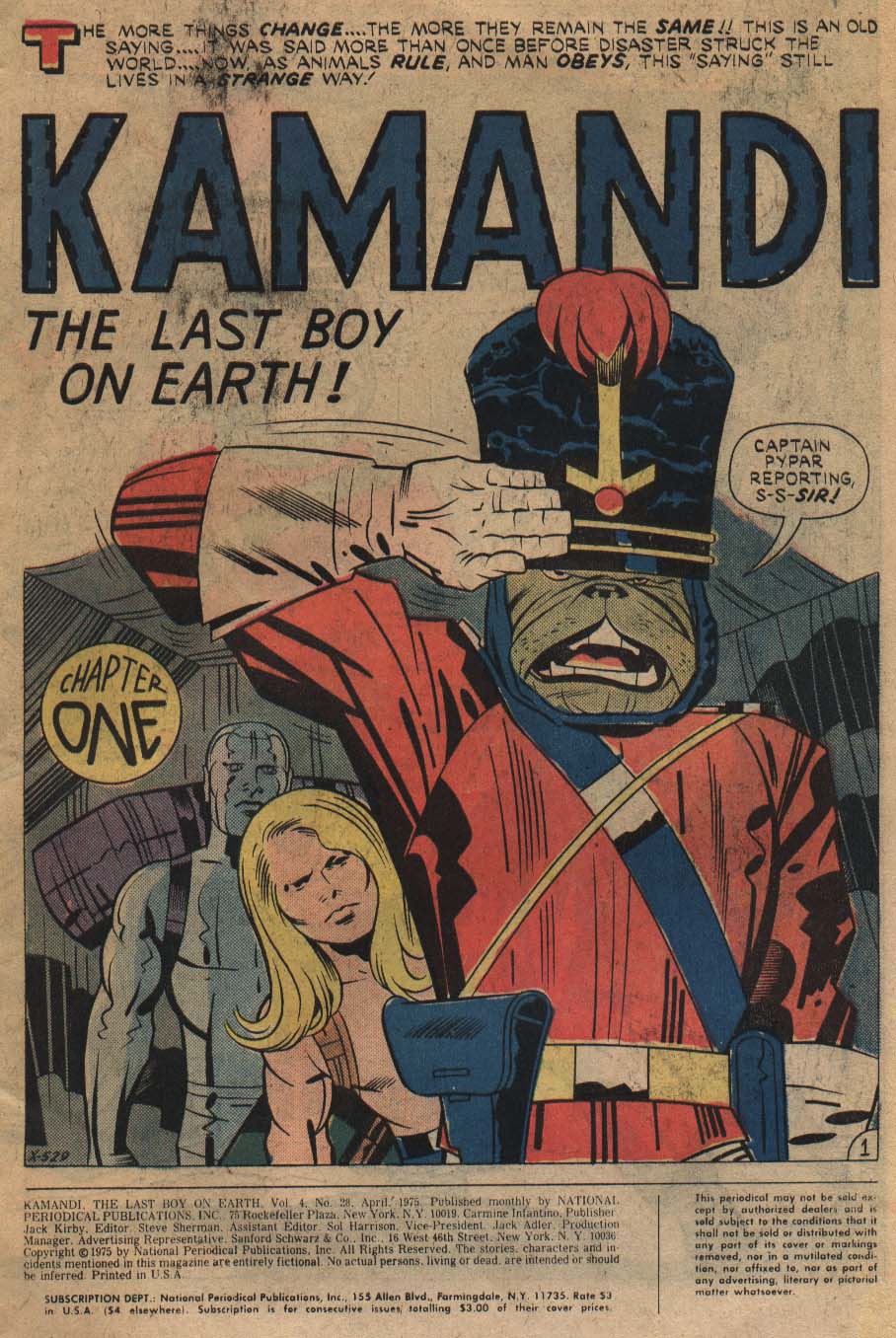 Read online Kamandi, The Last Boy On Earth comic -  Issue #28 - 3