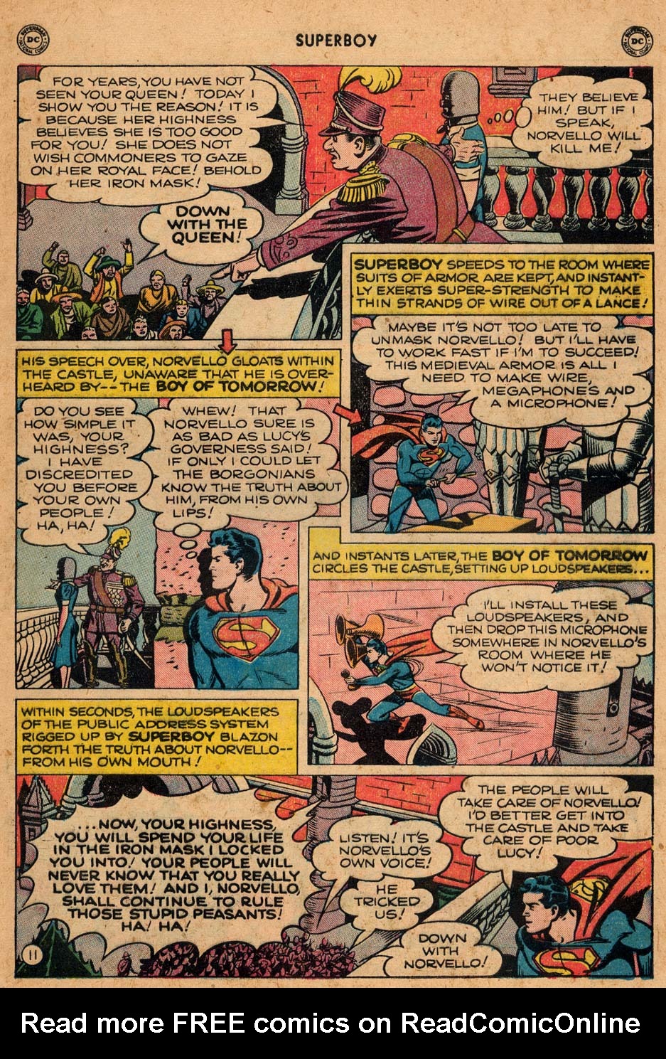 Read online Superboy (1949) comic -  Issue #5 - 12