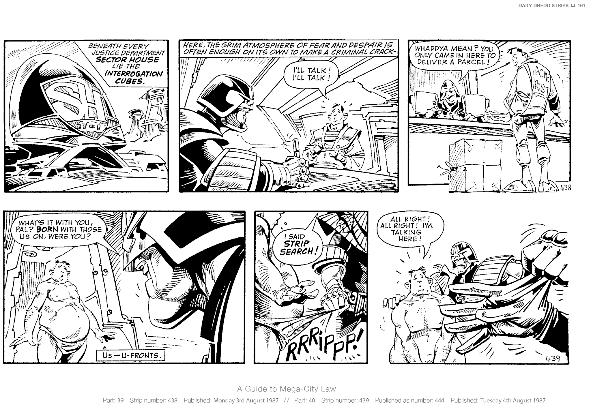 Read online Judge Dredd: The Daily Dredds comic -  Issue # TPB 2 - 164