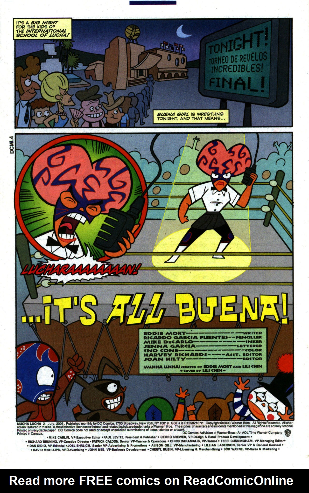 Read online Mucha Lucha comic -  Issue #2 - 2