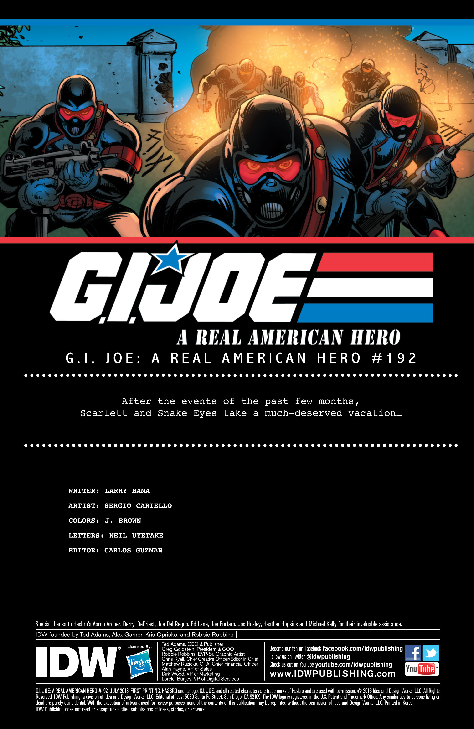 Read online G.I. Joe: A Real American Hero comic -  Issue #192 - 2