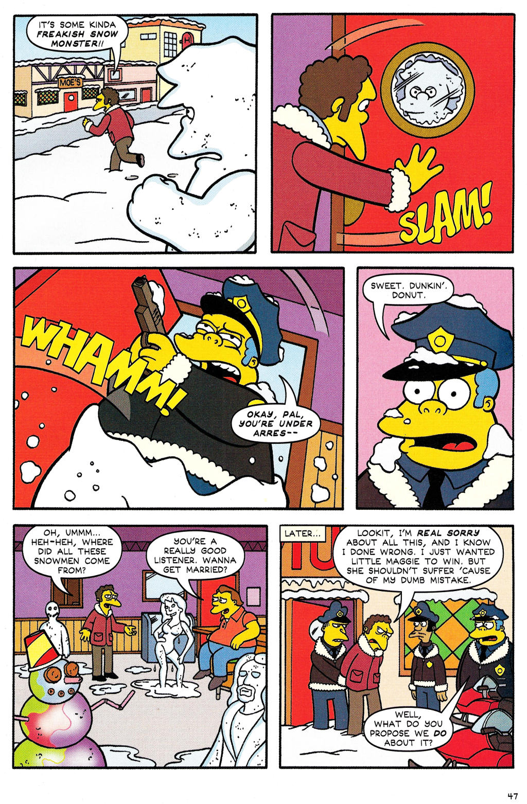 Read Online The Simpsons Winter Wingding Comic Issue 1