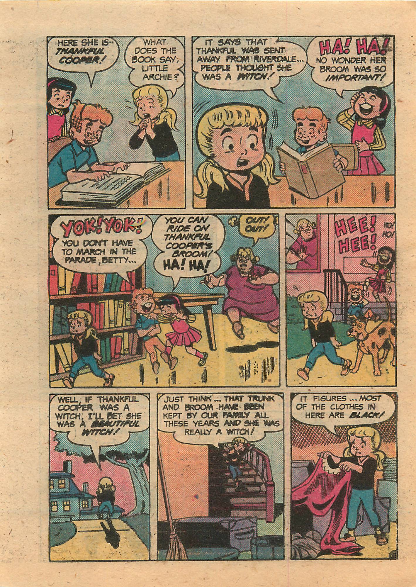 Read online Little Archie Comics Digest Magazine comic -  Issue #6 - 10