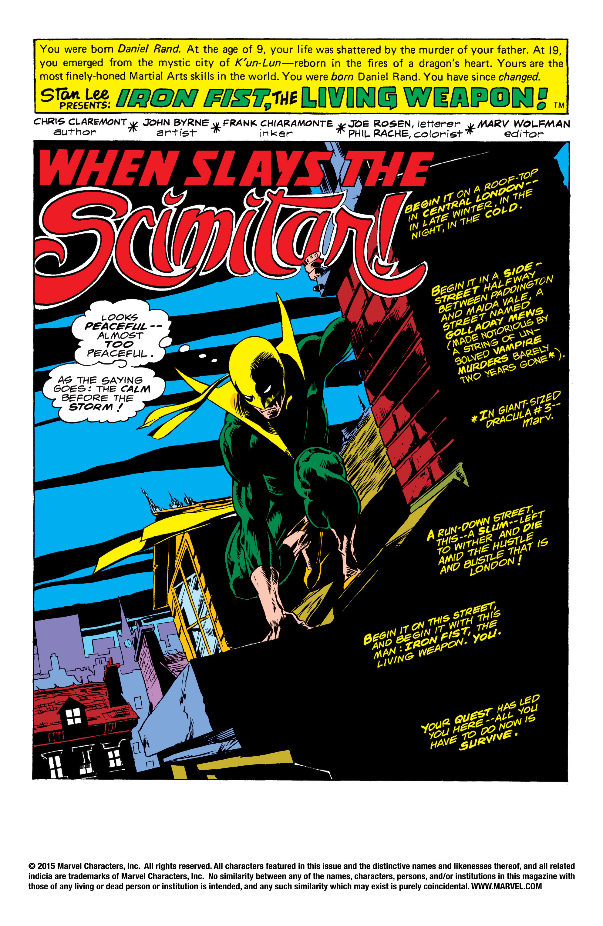 Read online Iron Fist (1975) comic -  Issue #5 - 2