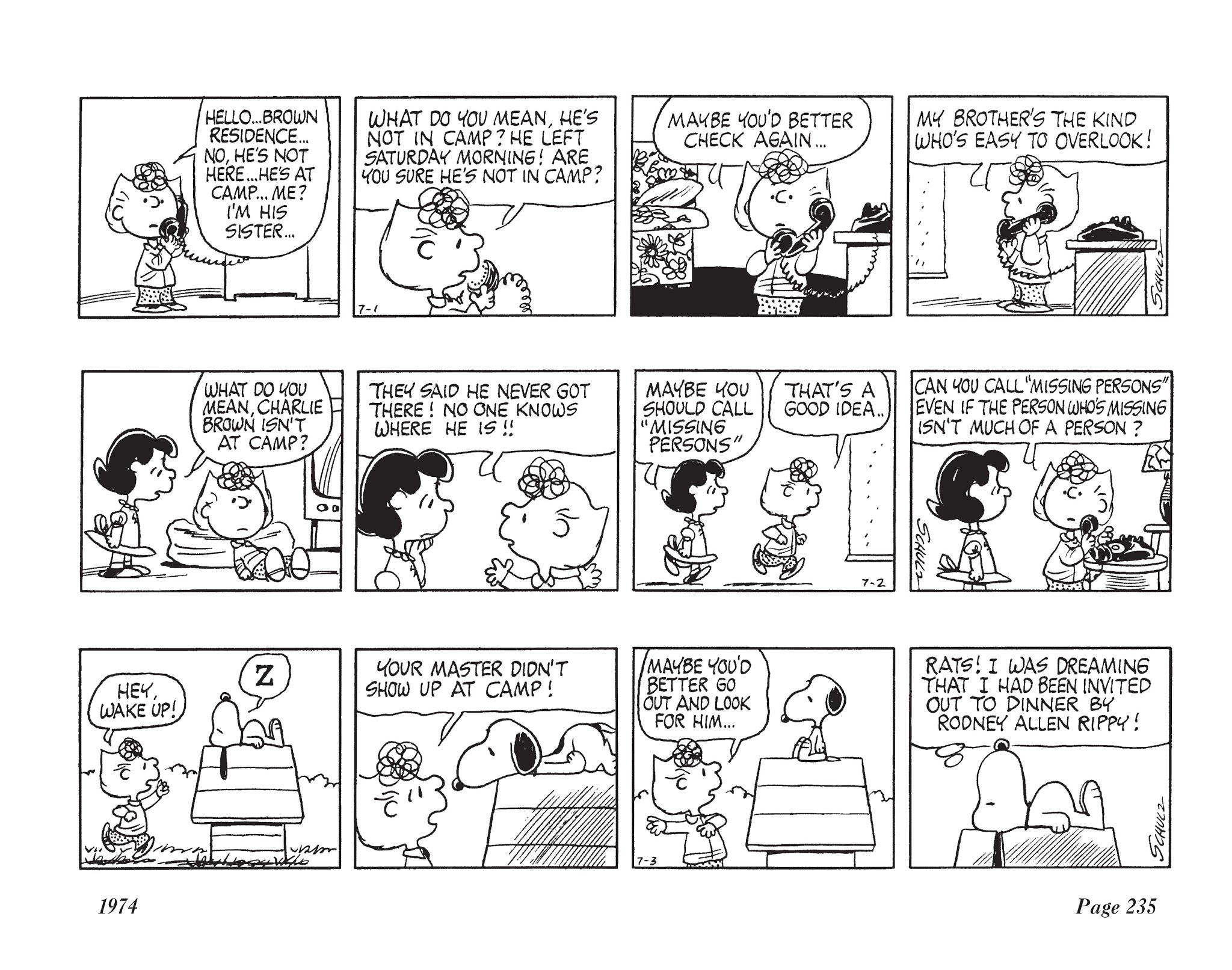 Read online The Complete Peanuts comic -  Issue # TPB 12 - 249