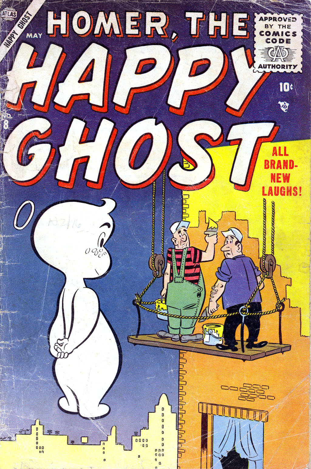 Read online Homer, the Happy Ghost comic -  Issue #8 - 1