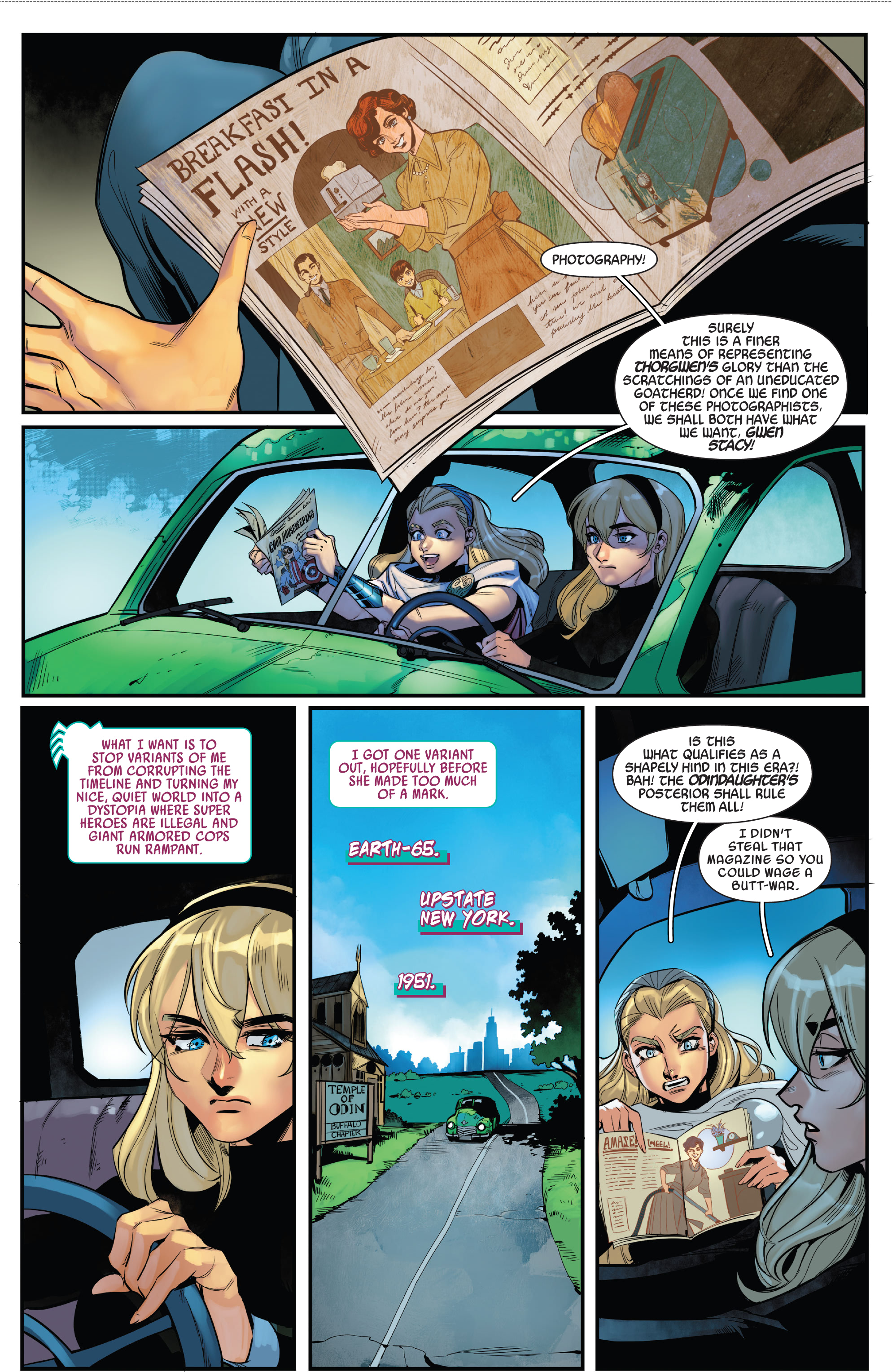 Read online Spider-Gwen: Gwenverse comic -  Issue #2 - 5