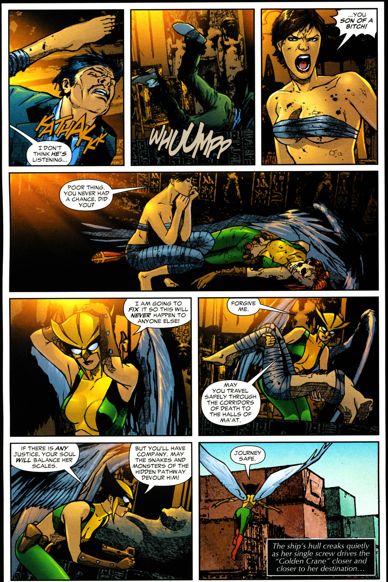 Read online Hawkgirl comic -  Issue #65 - 6