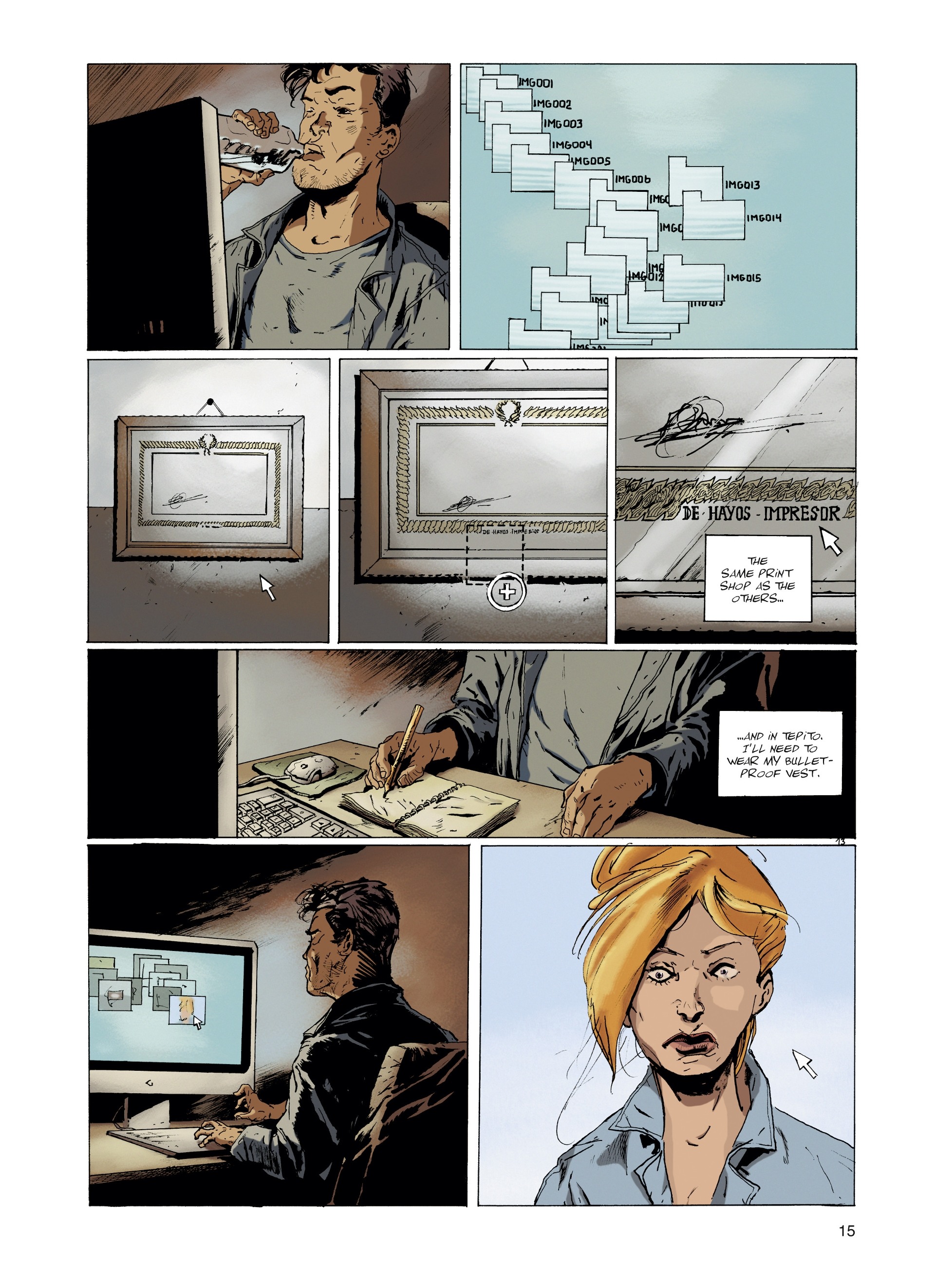 Read online Interpol comic -  Issue #1 - 15