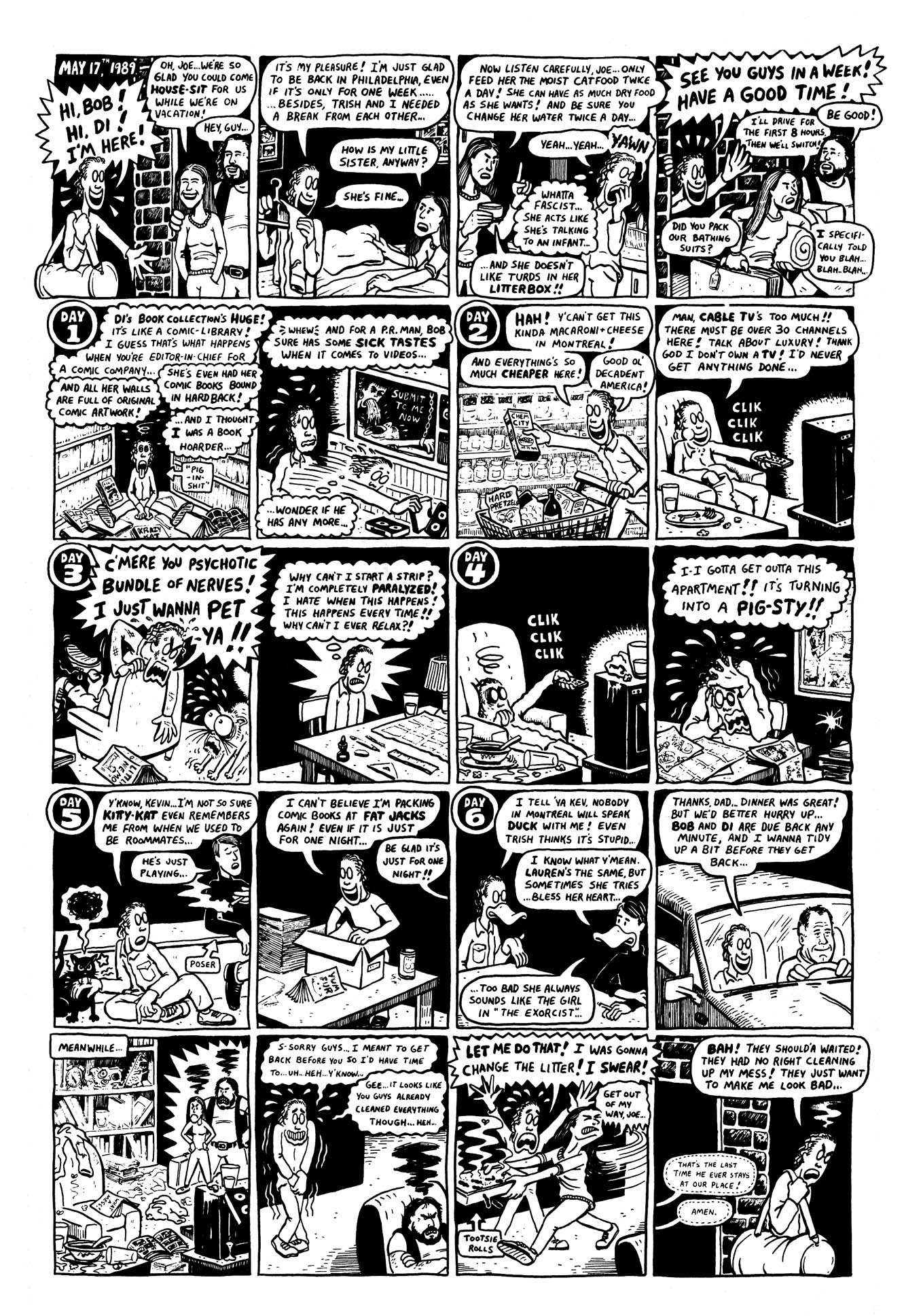 Read online Peepshow: The Cartoon Diary of Joe Matt comic -  Issue # Full - 36