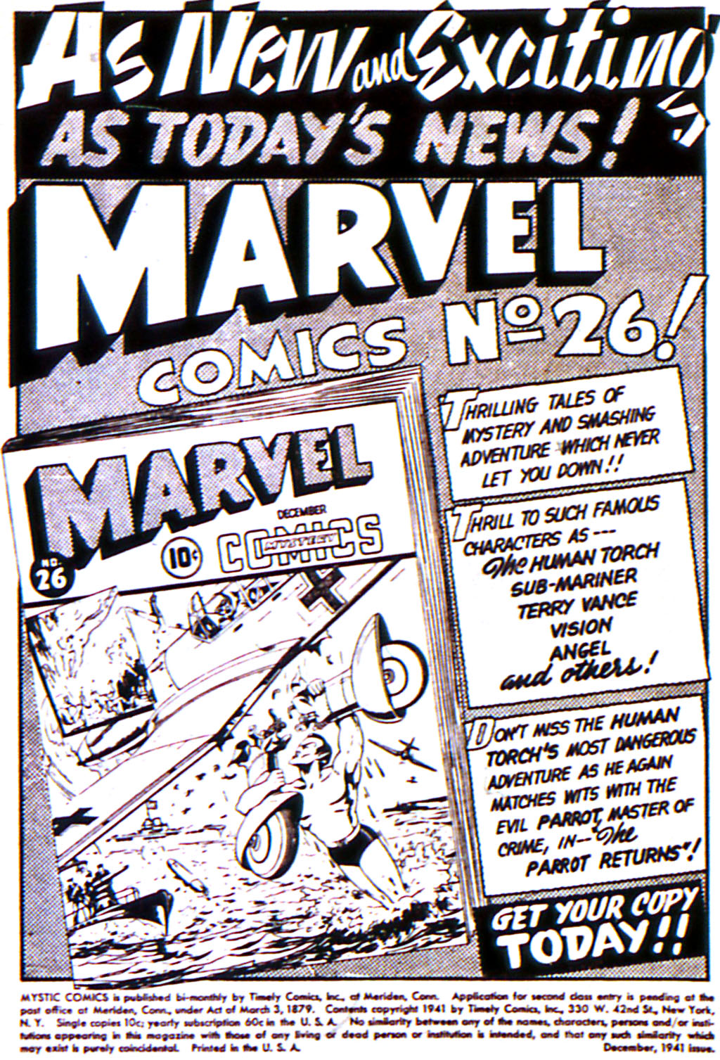 Read online Mystic Comics comic -  Issue #7 - 2