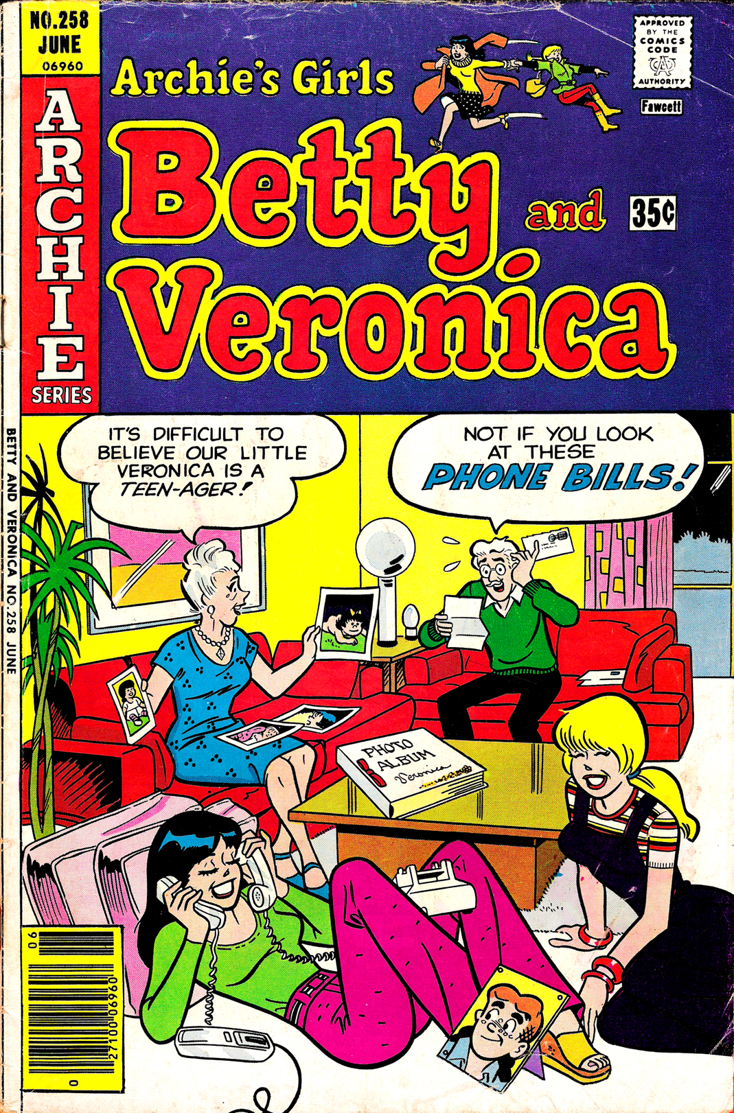 Read online Archie's Girls Betty and Veronica comic -  Issue #258 - 1