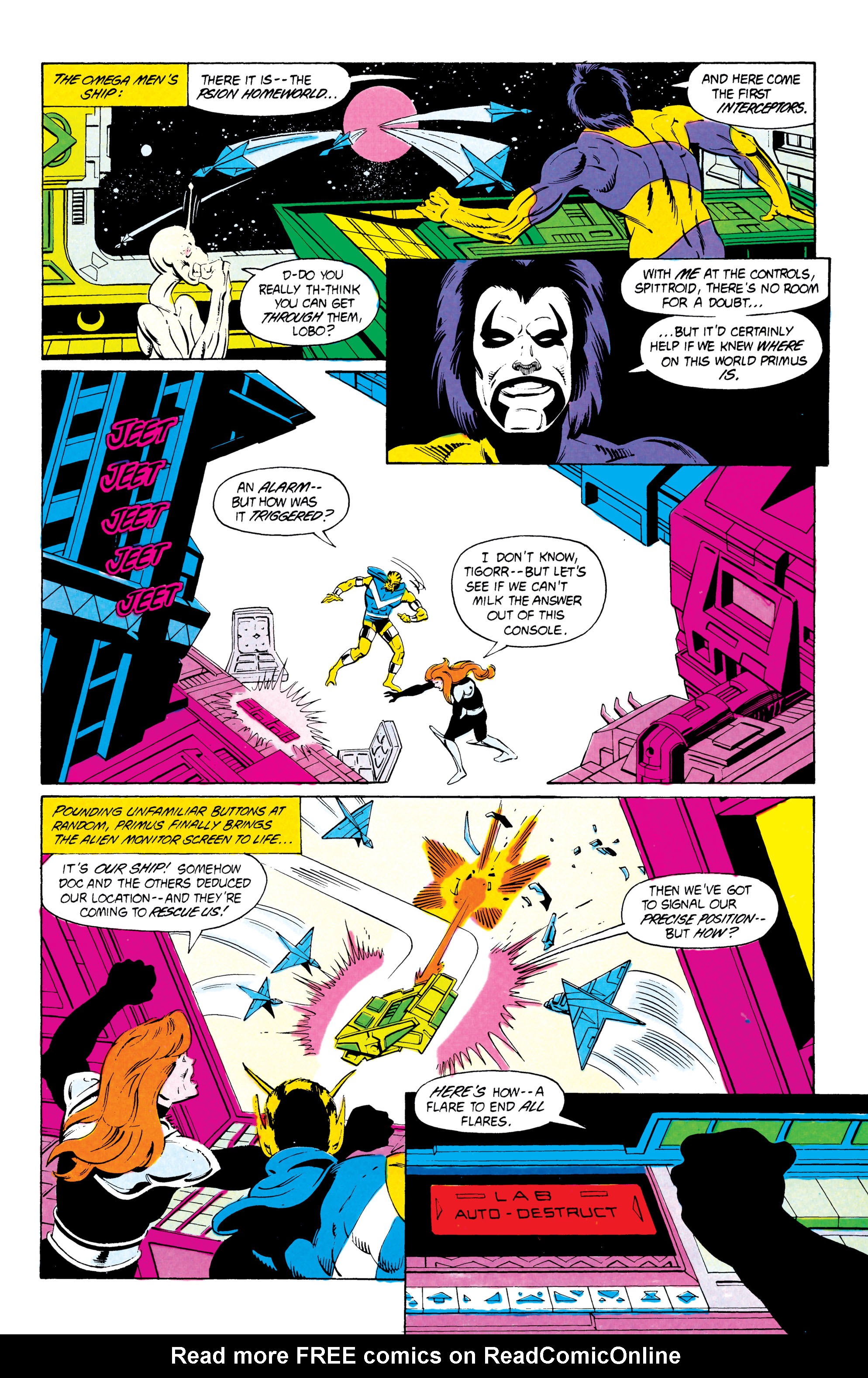 Read online The Omega Men (1983) comic -  Issue #20 - 19