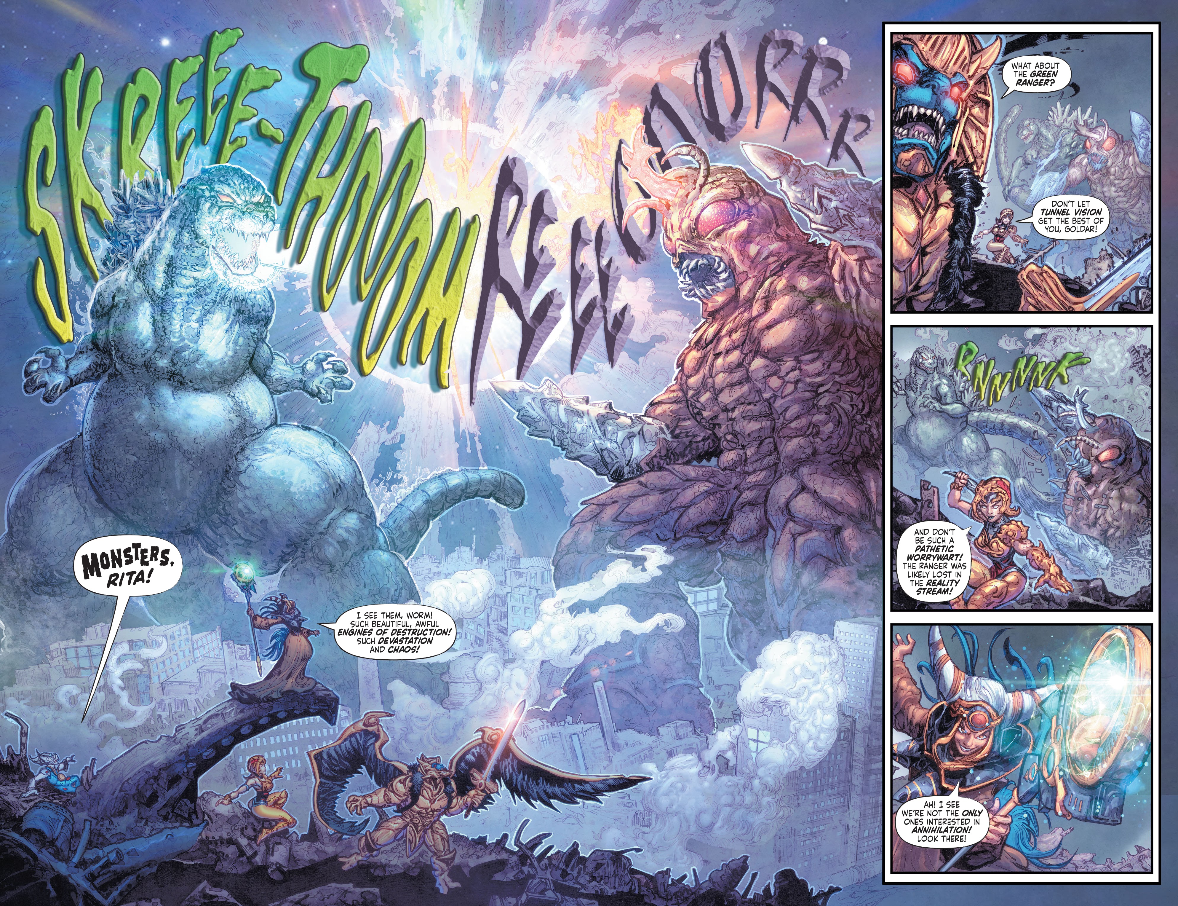 Read online Godzilla vs. The Mighty Morphin Power Rangers comic -  Issue #1 - 8