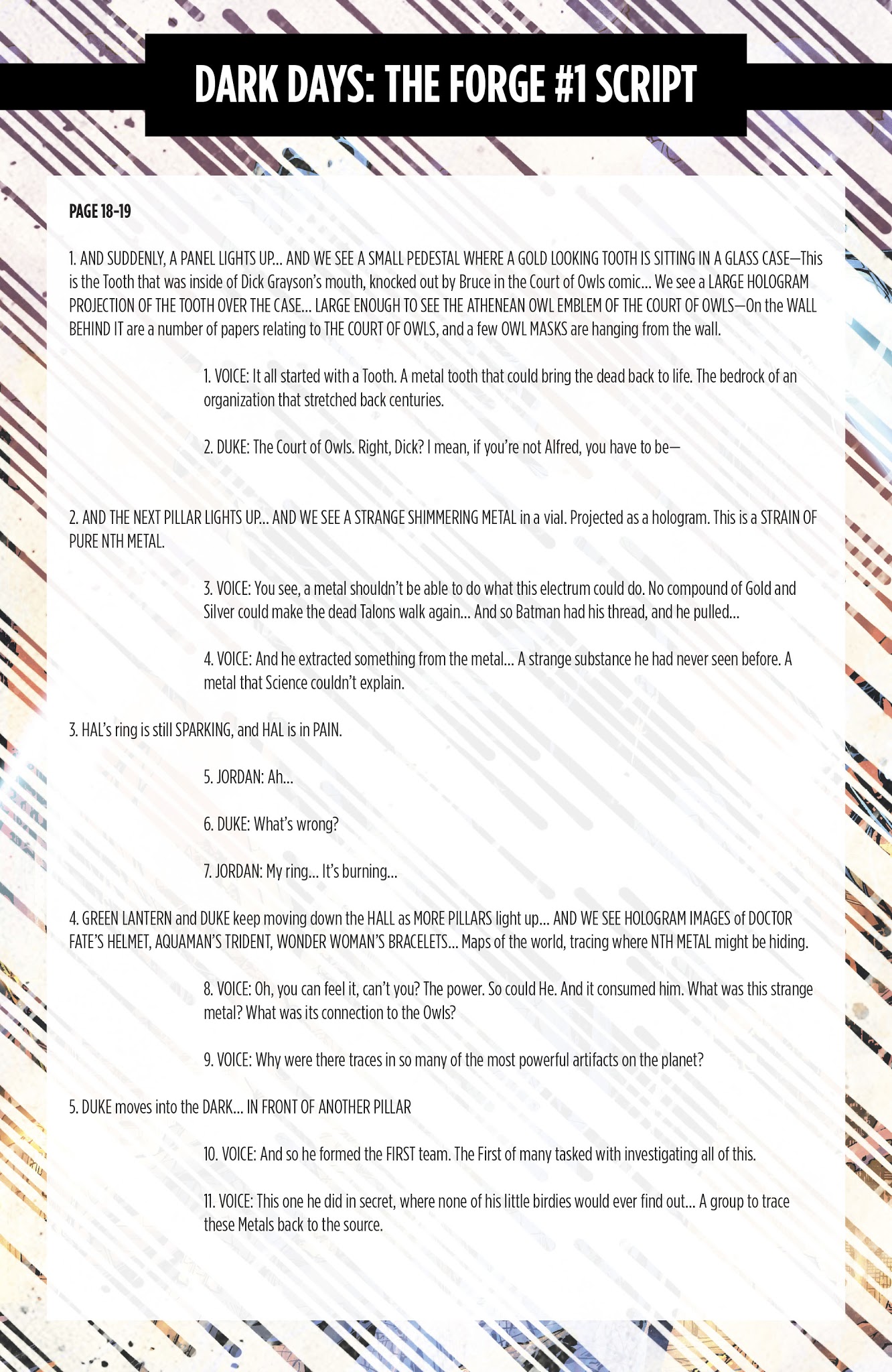 Read online Dark Days: The Forge/Casting Director's Cut comic -  Issue # Full - 75