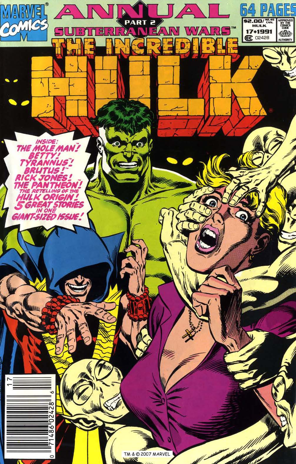 The Incredible Hulk (1968) Annual 1991 Page 1