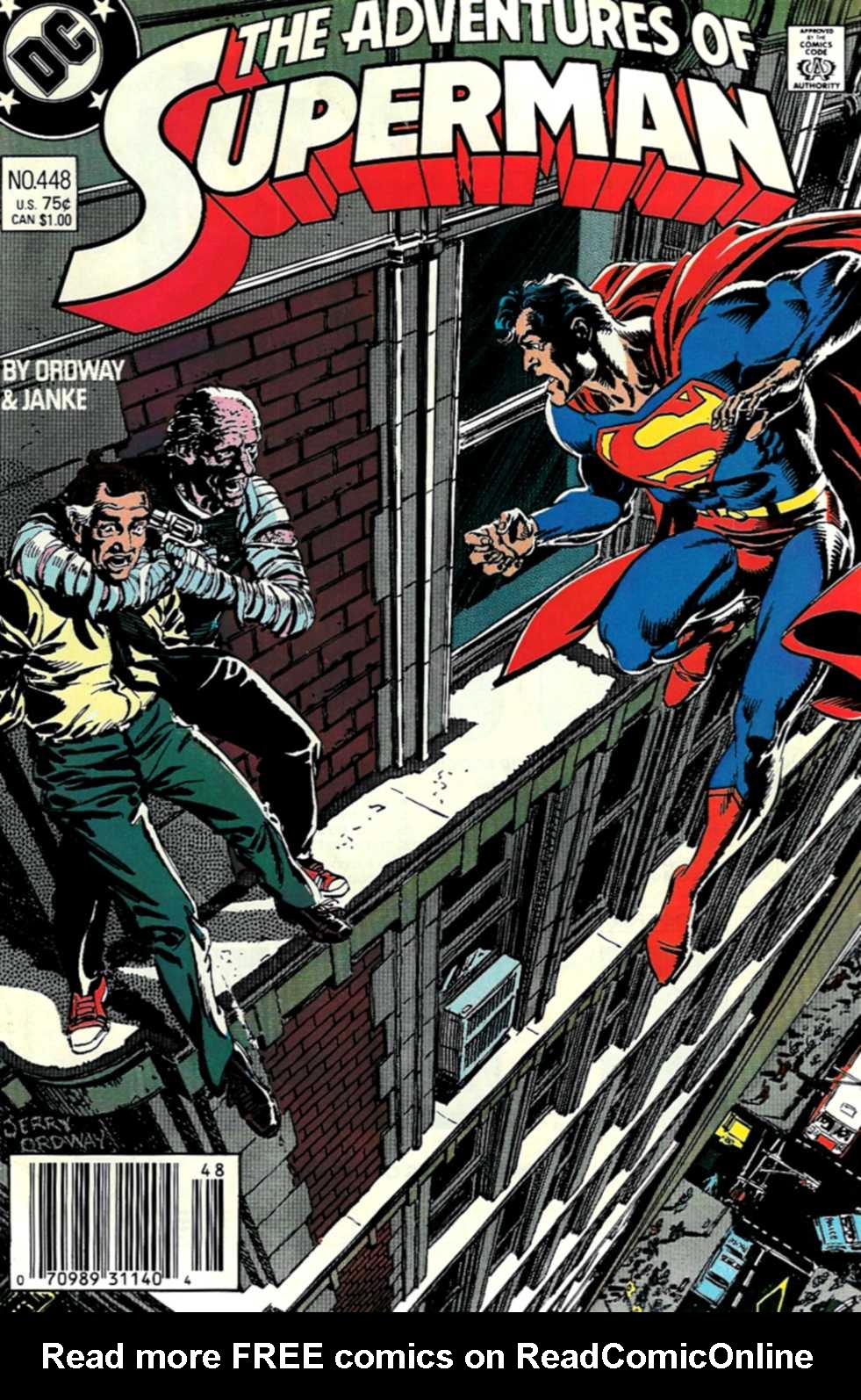 Read online Adventures of Superman (1987) comic -  Issue #448 - 1