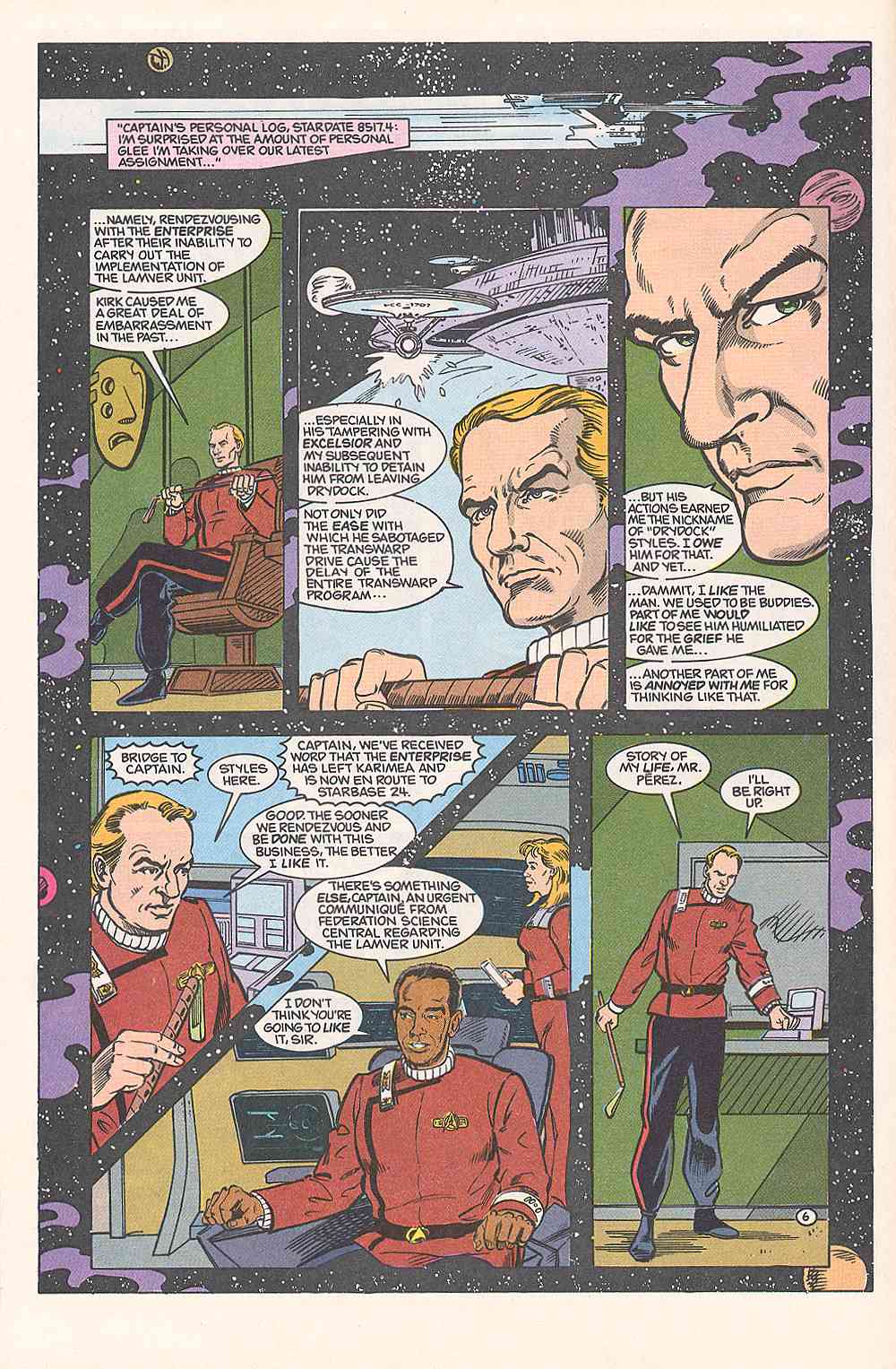 Read online Star Trek (1989) comic -  Issue #15 - 6