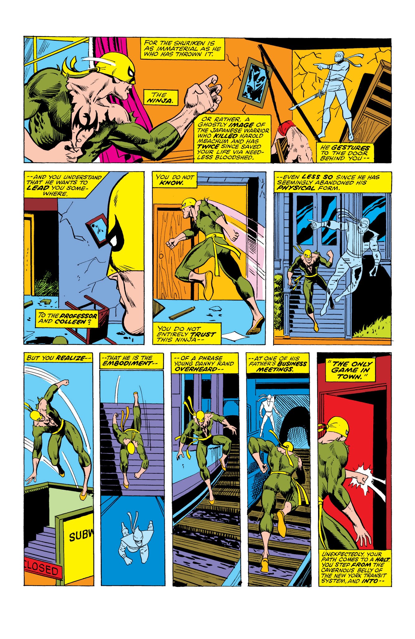 Read online Marvel Masterworks: Iron Fist comic -  Issue # TPB 1 (Part 2) - 23