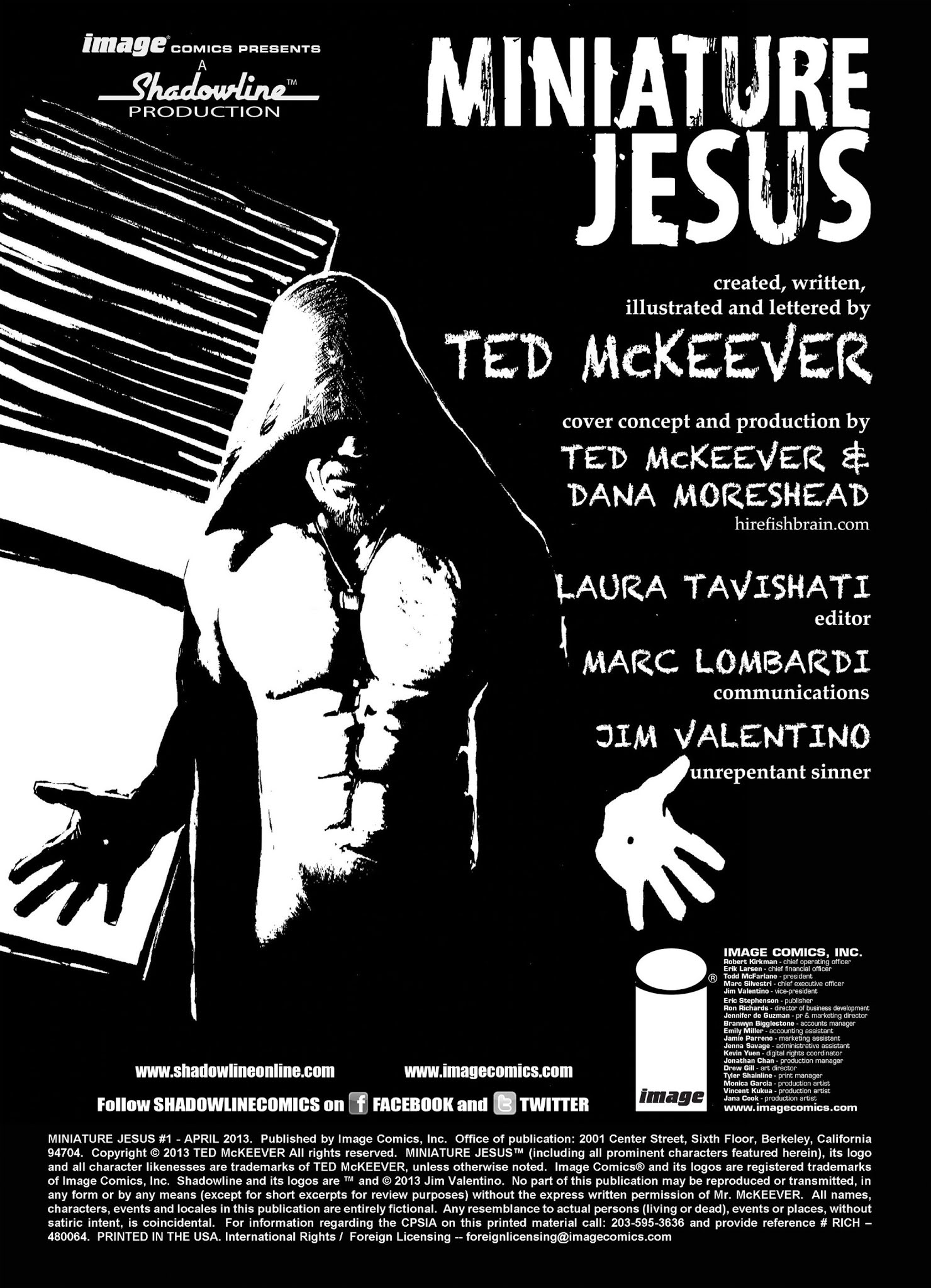 Read online Miniature Jesus comic -  Issue #1 - 2
