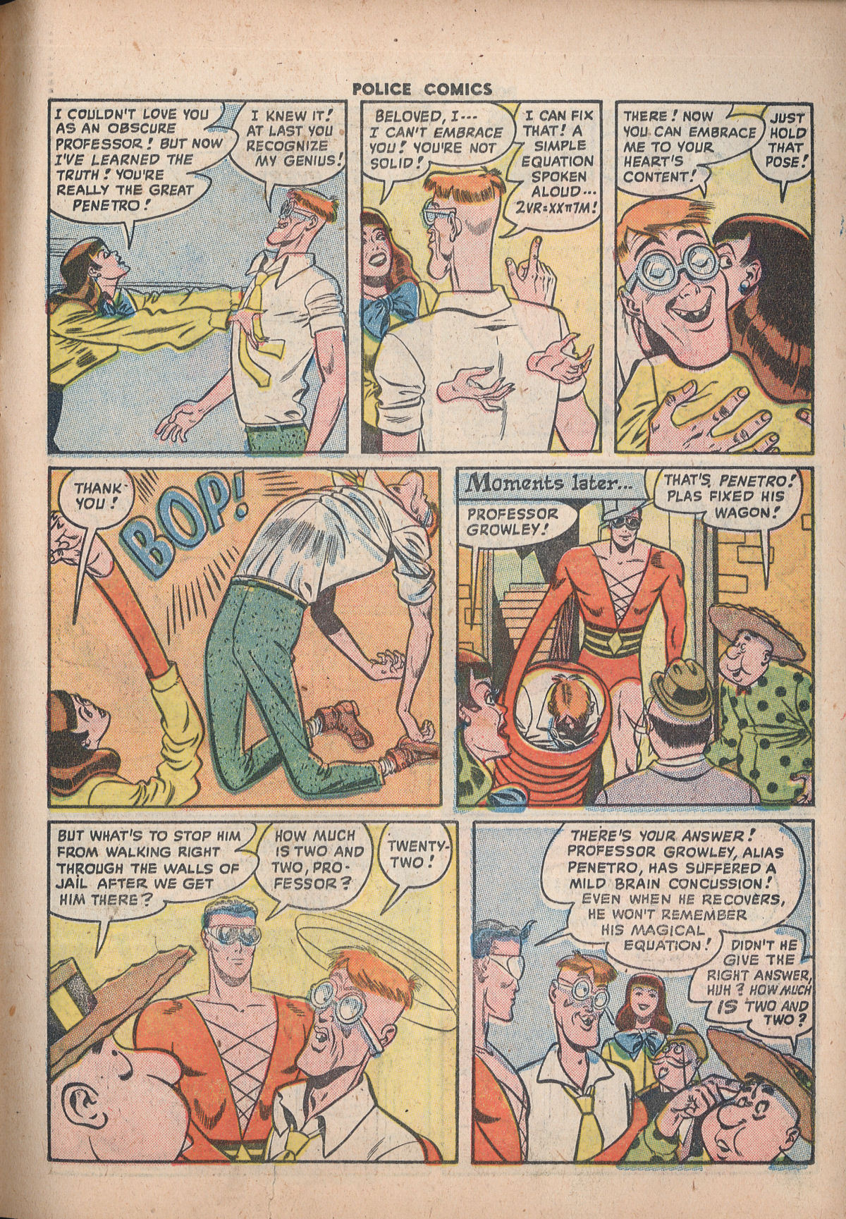 Read online Police Comics comic -  Issue #80 - 17