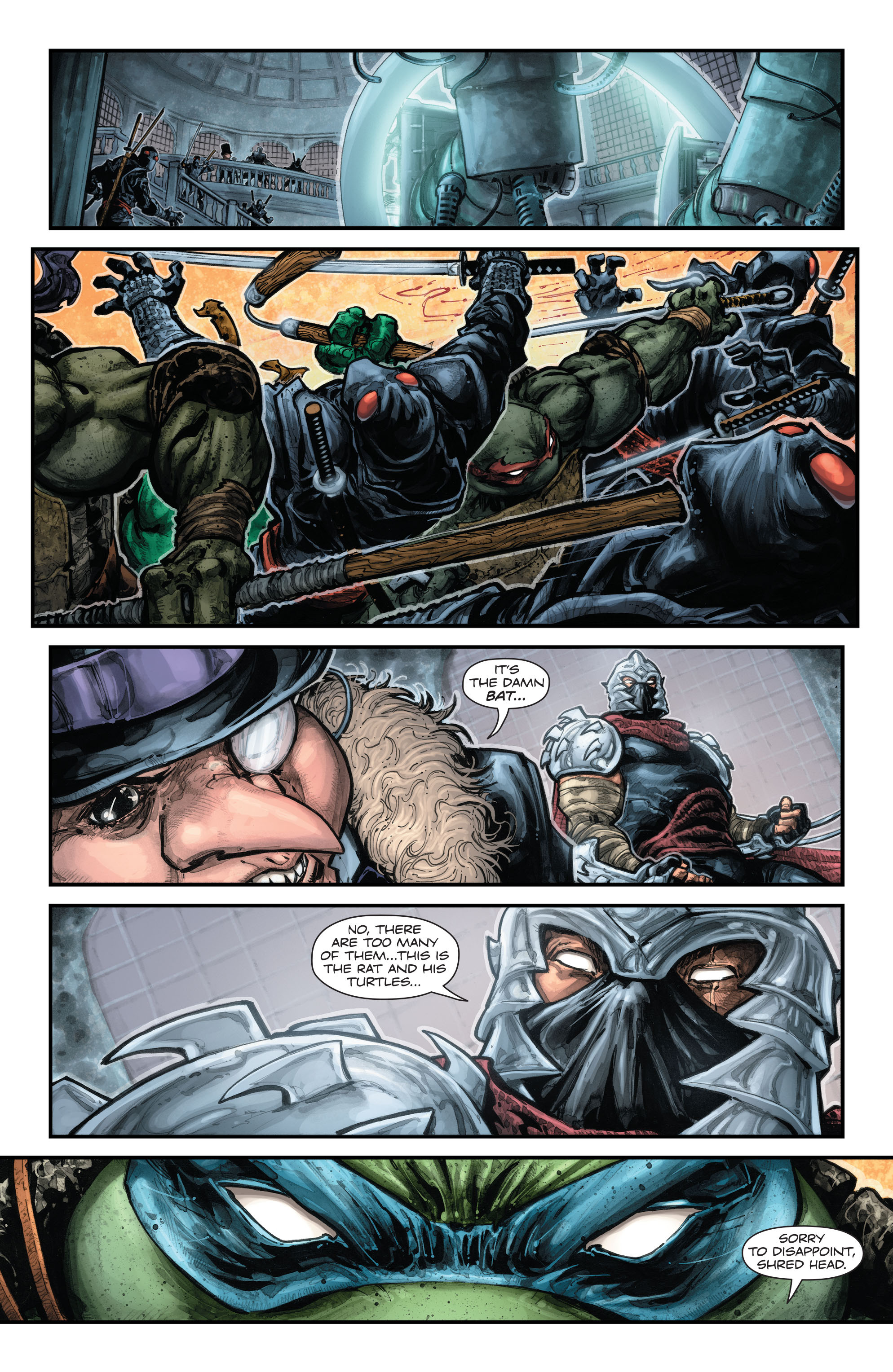Read online Batman/Teenage Mutant Ninja Turtles comic -  Issue #3 - 8