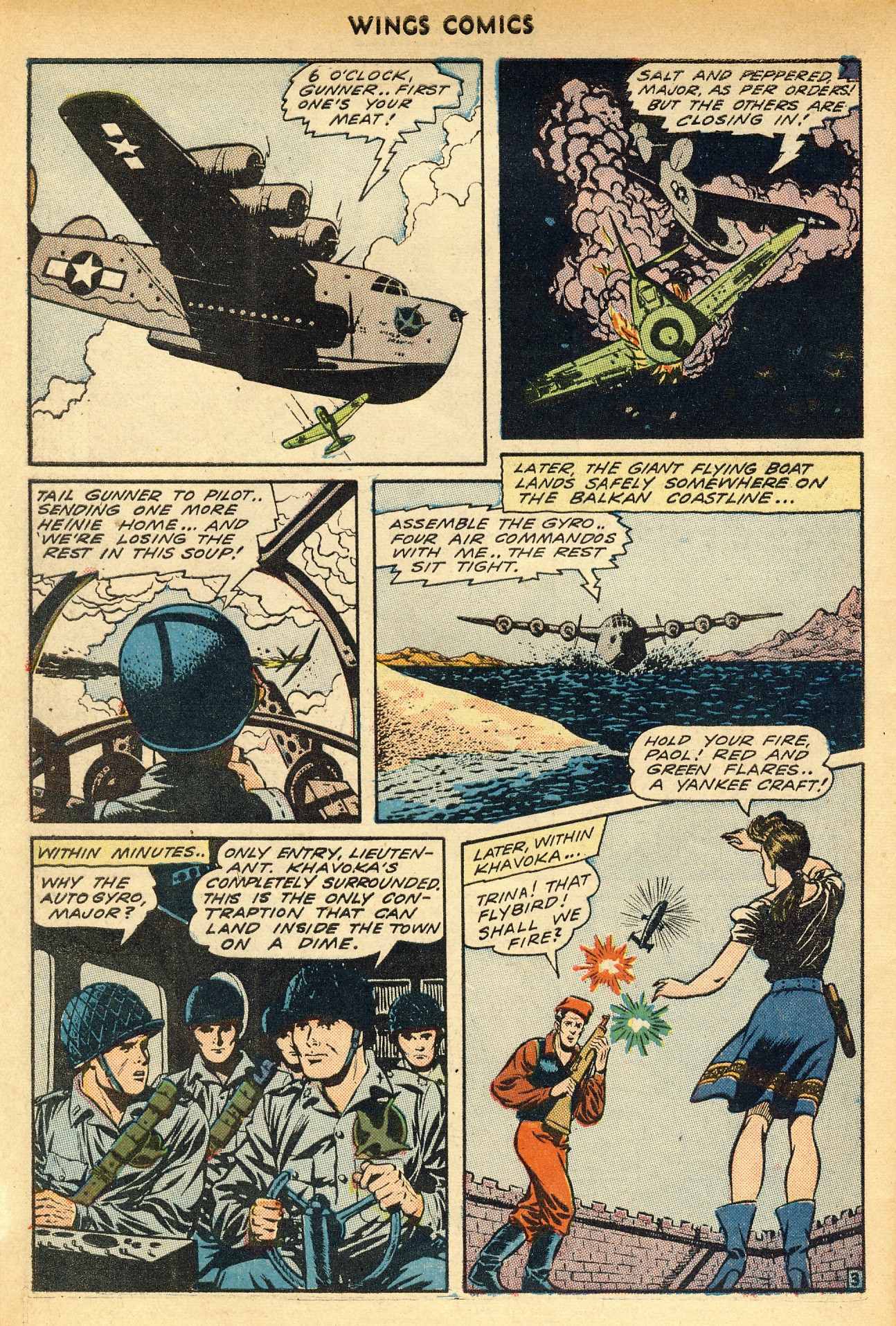 Read online Wings Comics comic -  Issue #45 - 46