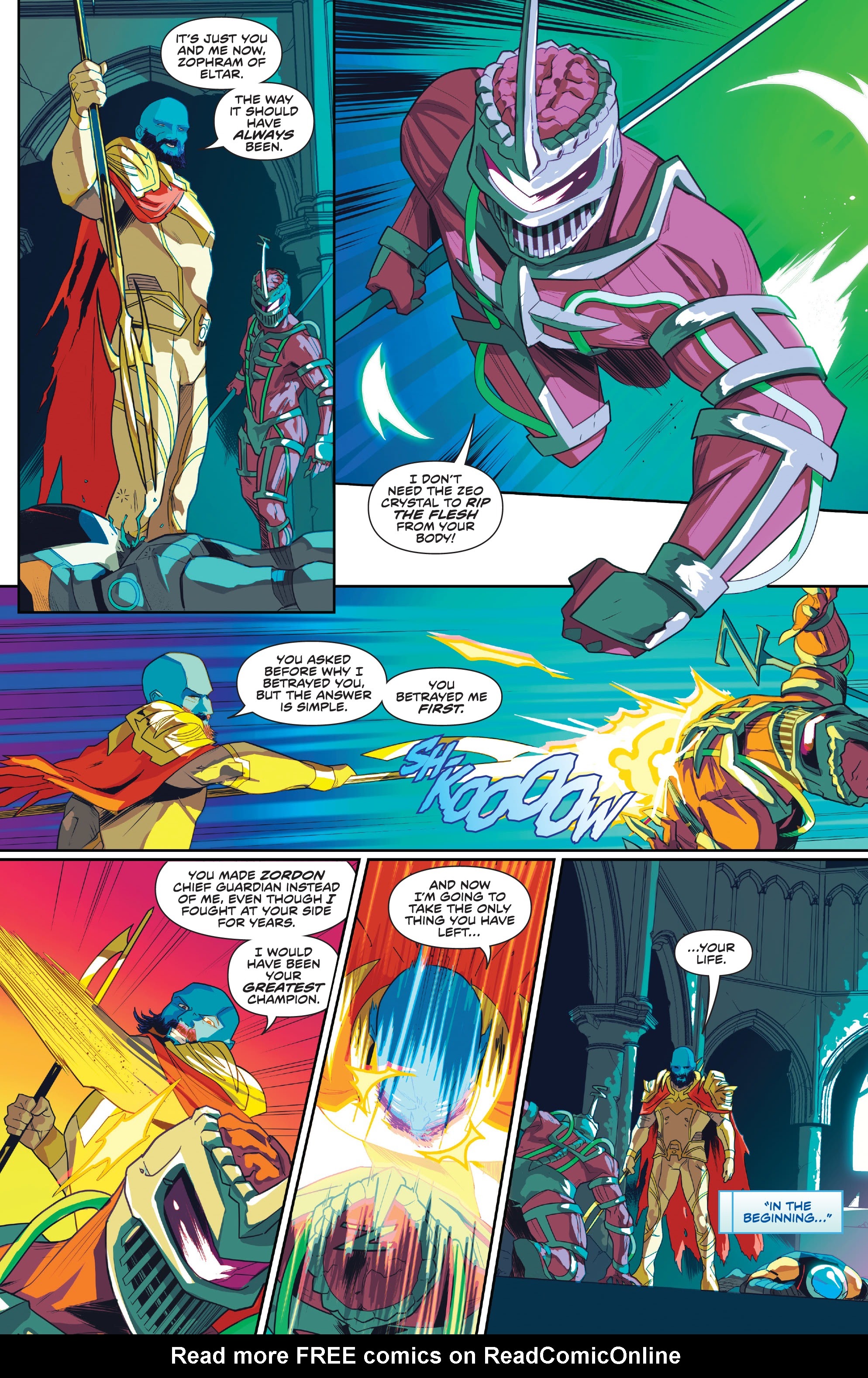 Read online Mighty Morphin comic -  Issue #16 - 16