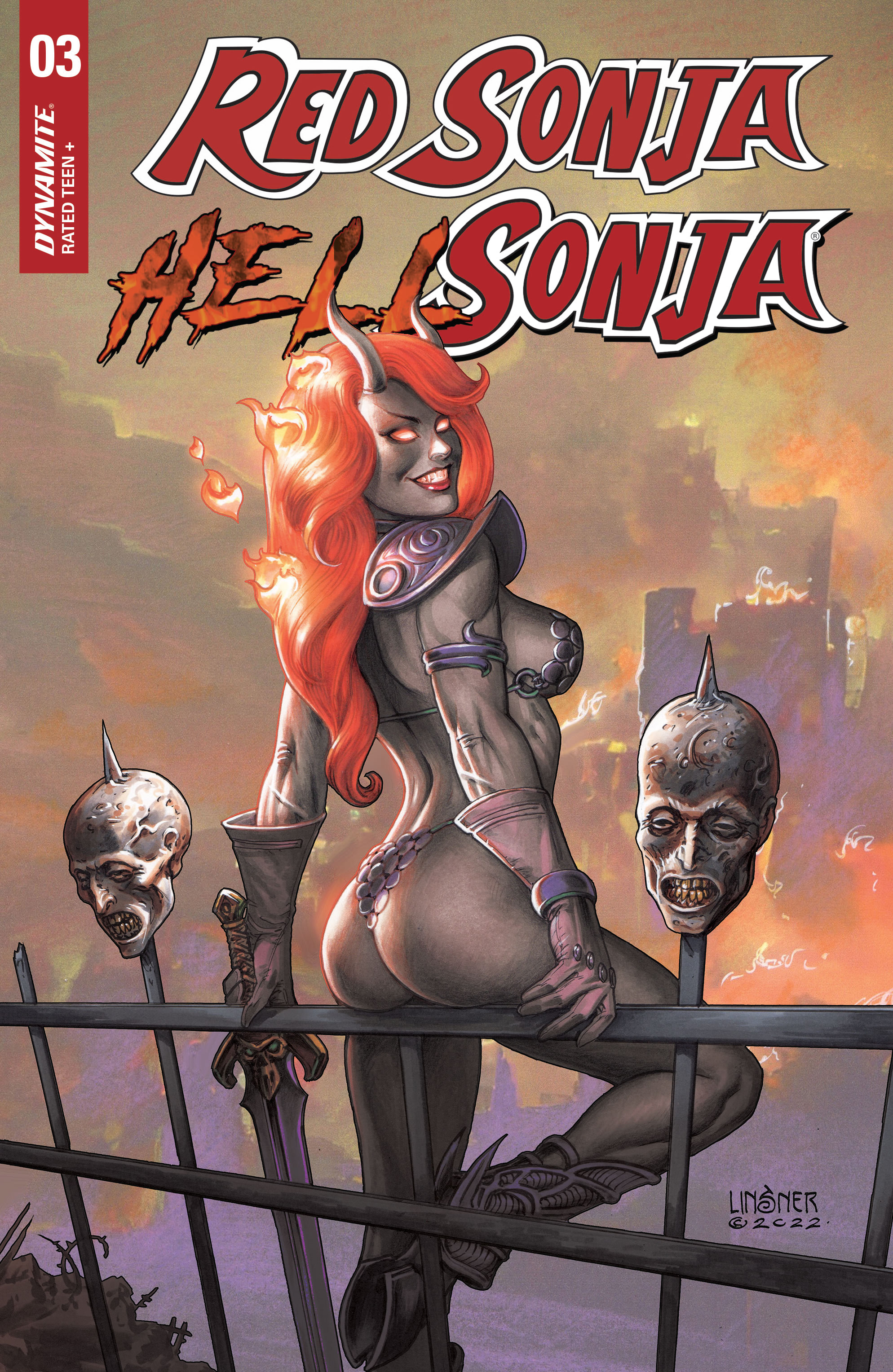 Read online Red Sonja / Hell Sonja comic -  Issue #3 - 1