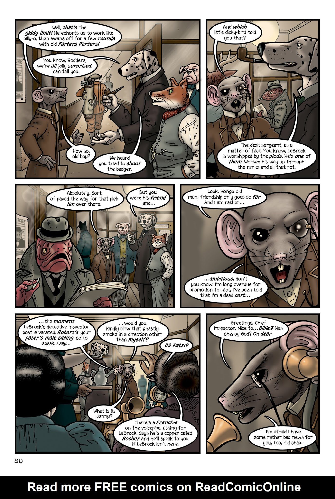 Read online Grandville Force Majeur comic -  Issue # TPB (Part 1) - 82