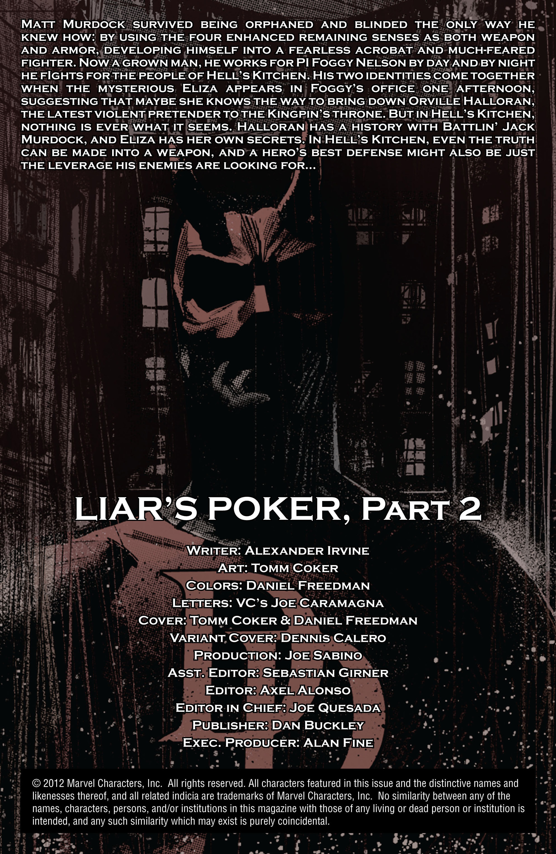 Read online Daredevil Noir comic -  Issue #2 - 2