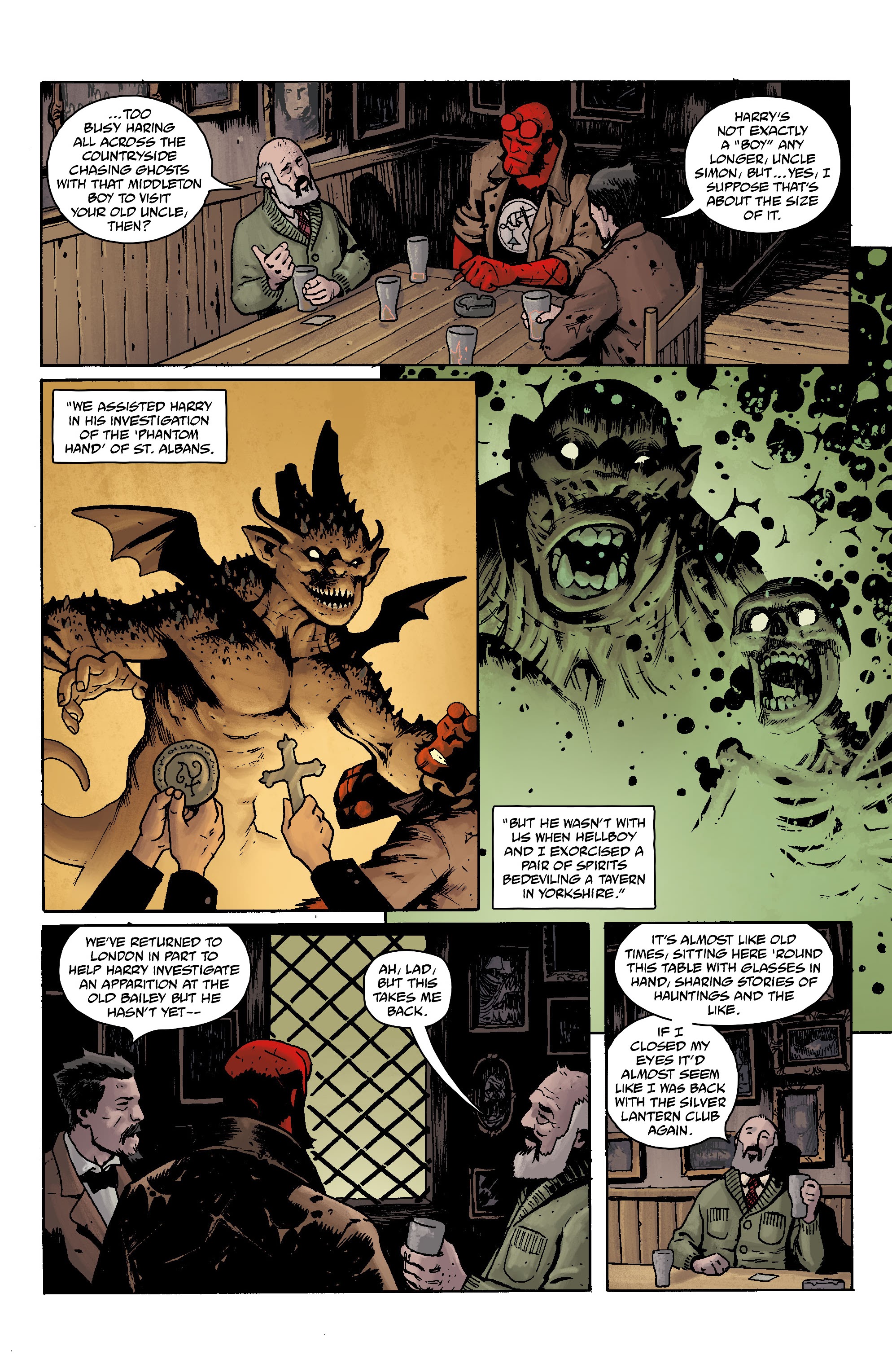 Read online Hellboy: The Silver Lantern Club comic -  Issue #1 - 4