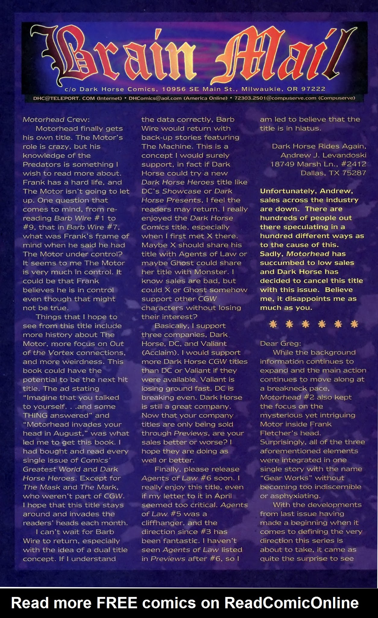 Read online Motorhead comic -  Issue #6 - 26