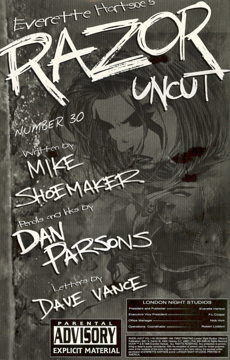 Read online Razor: Uncut comic -  Issue #30 - 2