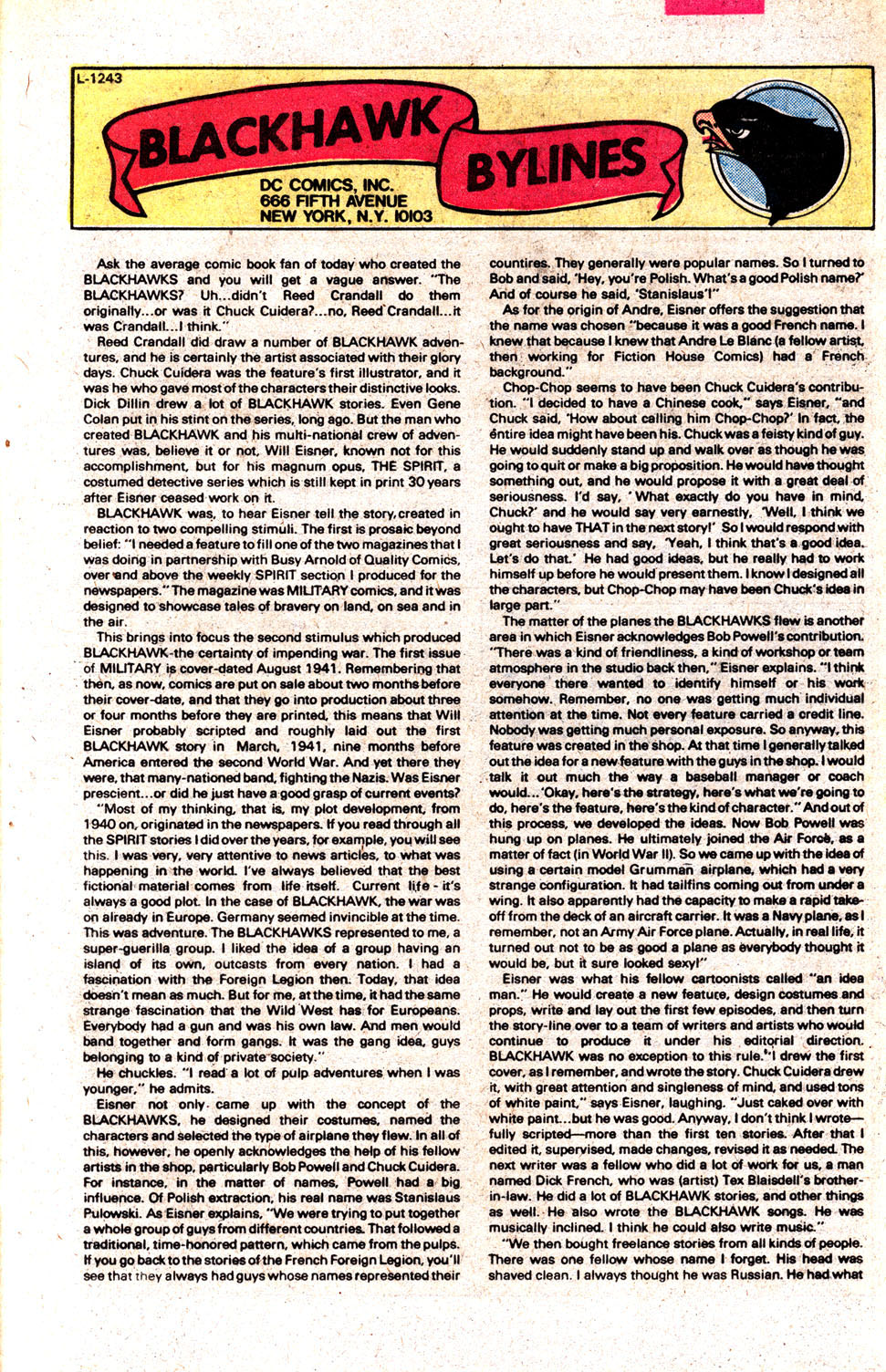 Read online Blackhawk (1957) comic -  Issue #260 - 25