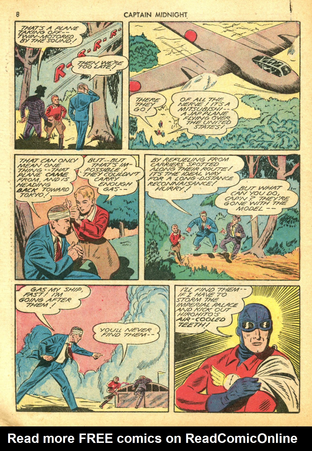 Read online Captain Midnight (1942) comic -  Issue #5 - 8